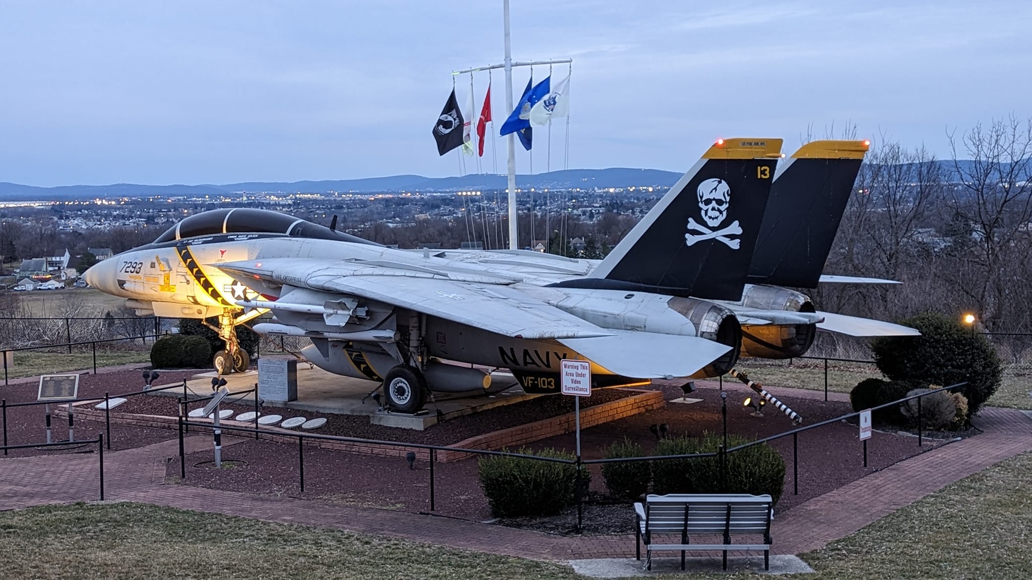 F-14A Tomcat BuNo 158617. currently on display in Egypt, PA at