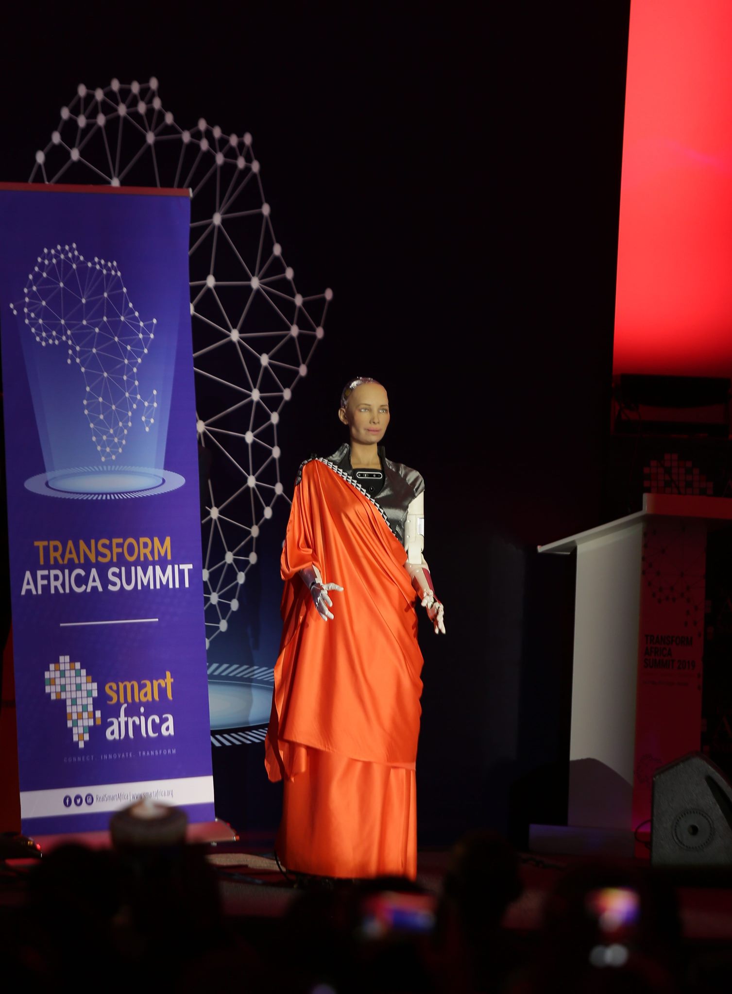 Sophia the Robot - Such an honor to wear a beautiful Umushanana at # ...