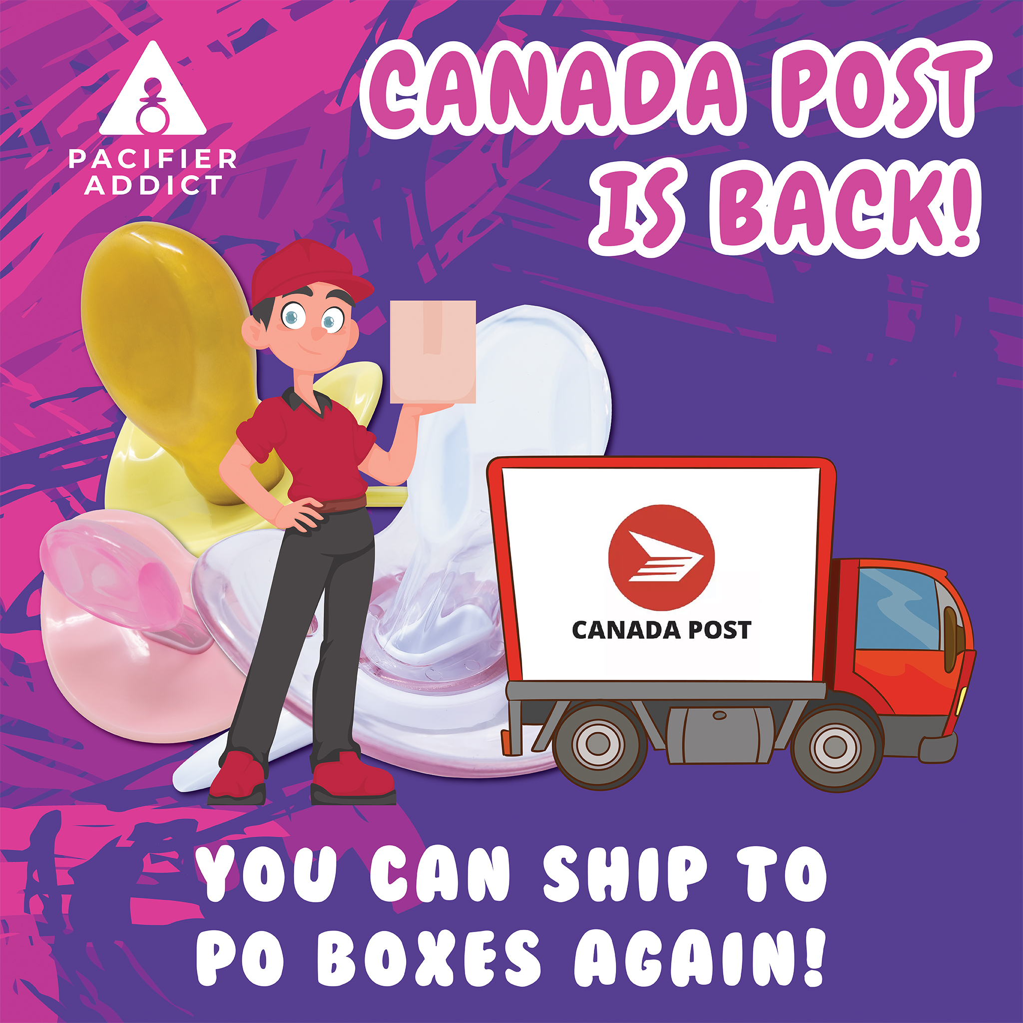 Pacifier - 📢 Big News! 📢 Canada Post is back in action, and we’re ...