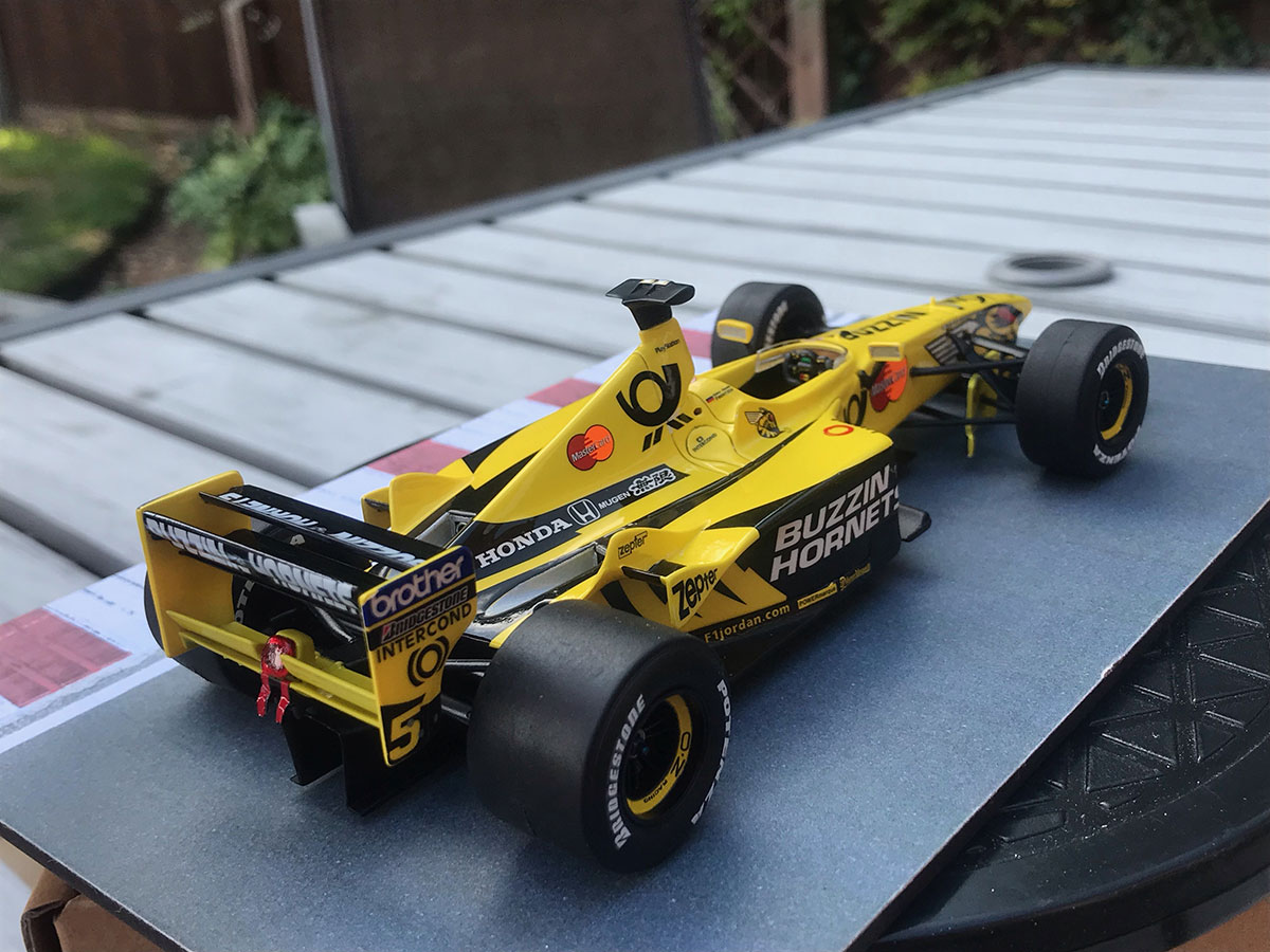 Jordan Mugen-Honda EJ10 in scale 1:24 built by Daniel Stone