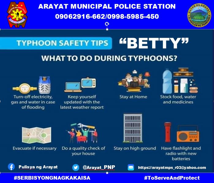 ARAYAT PNP SAFETY TIPS DURING... - Arayat MPS, Pampanga PPO