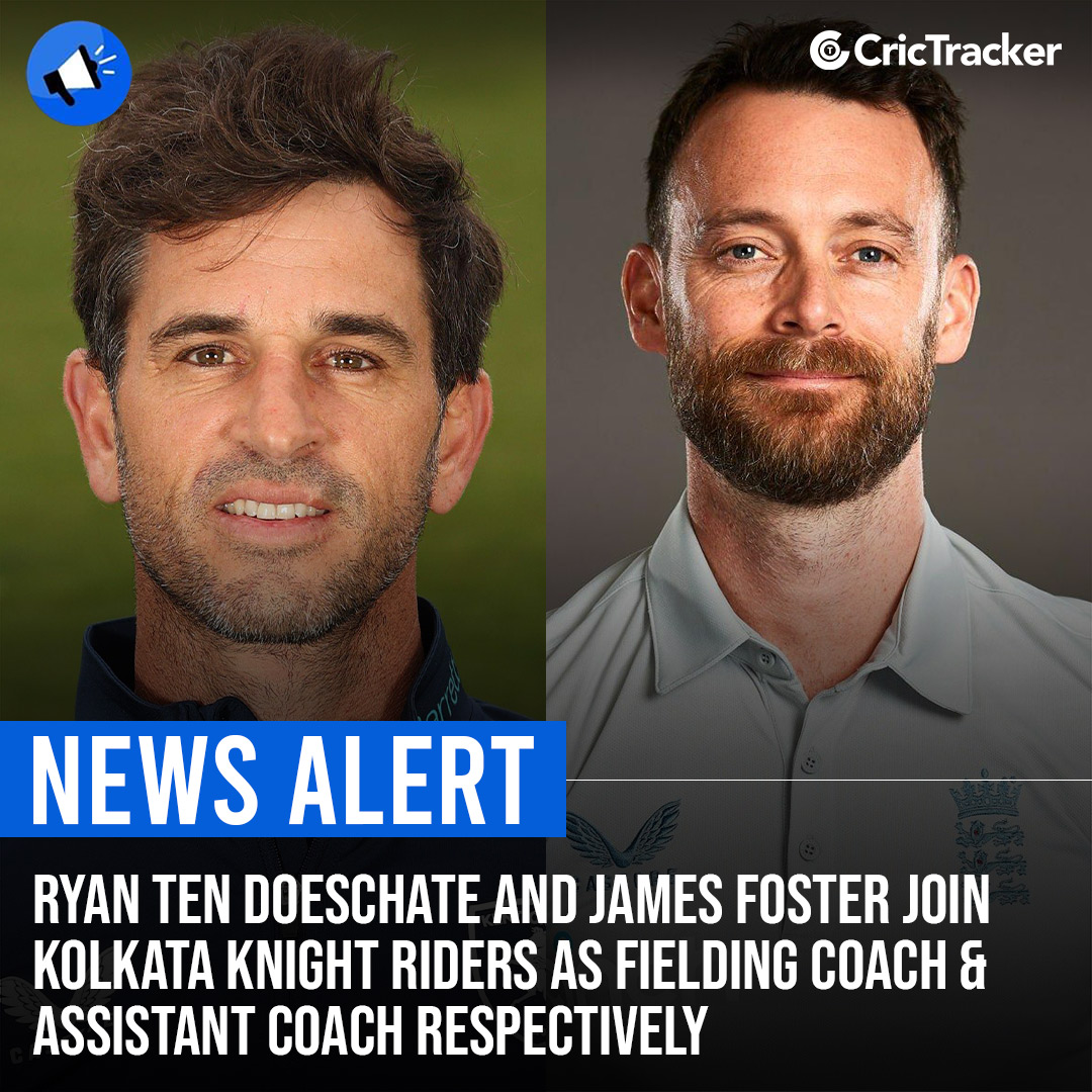 CricTracker - - Ryan Ten Doeschate joins KKR as a fielding coach ...