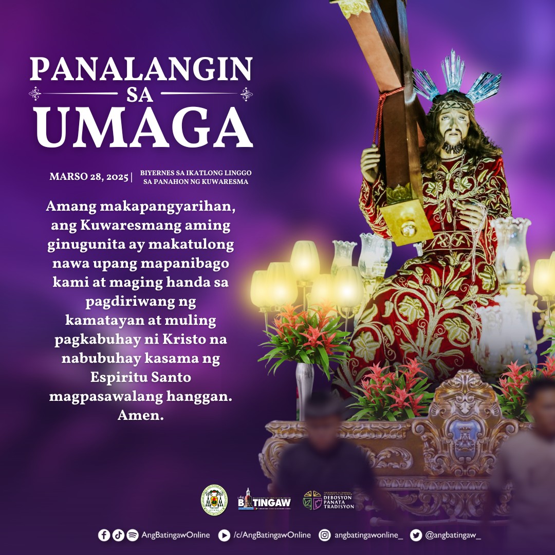 Ang Batingaw - Saint Augustine Parish Baliwag, Bulacan - PANALANGIN SA ...