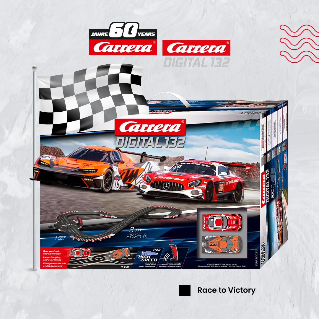 Step on the gas with the cars in these Carrera Digital 132 sets