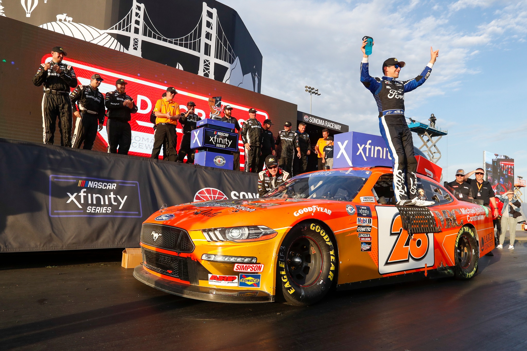 A memorable day as Aric Almirola wins... - Ford Performance | Facebook