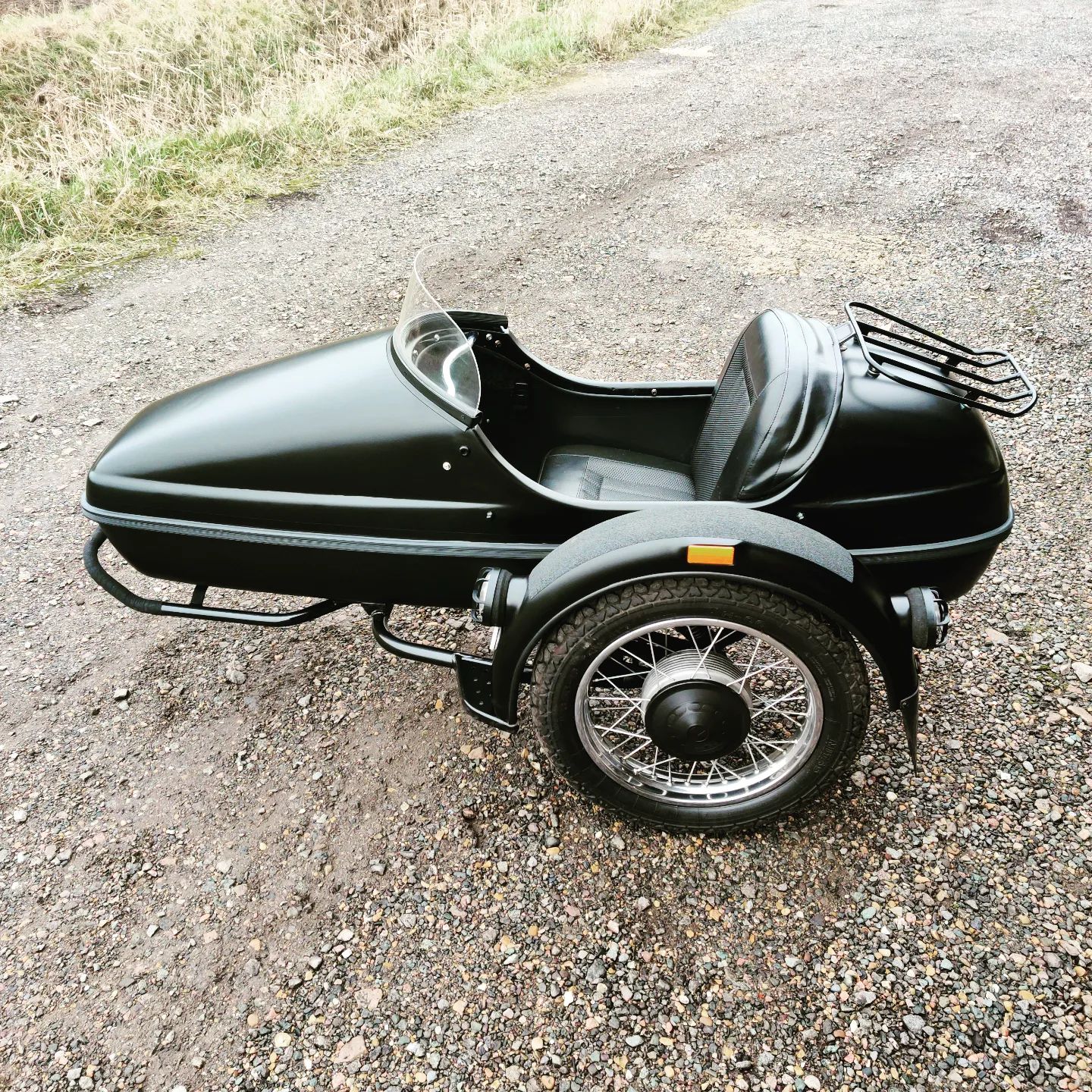 New sidecar from Velorex, it is styled like the old 560 model, but