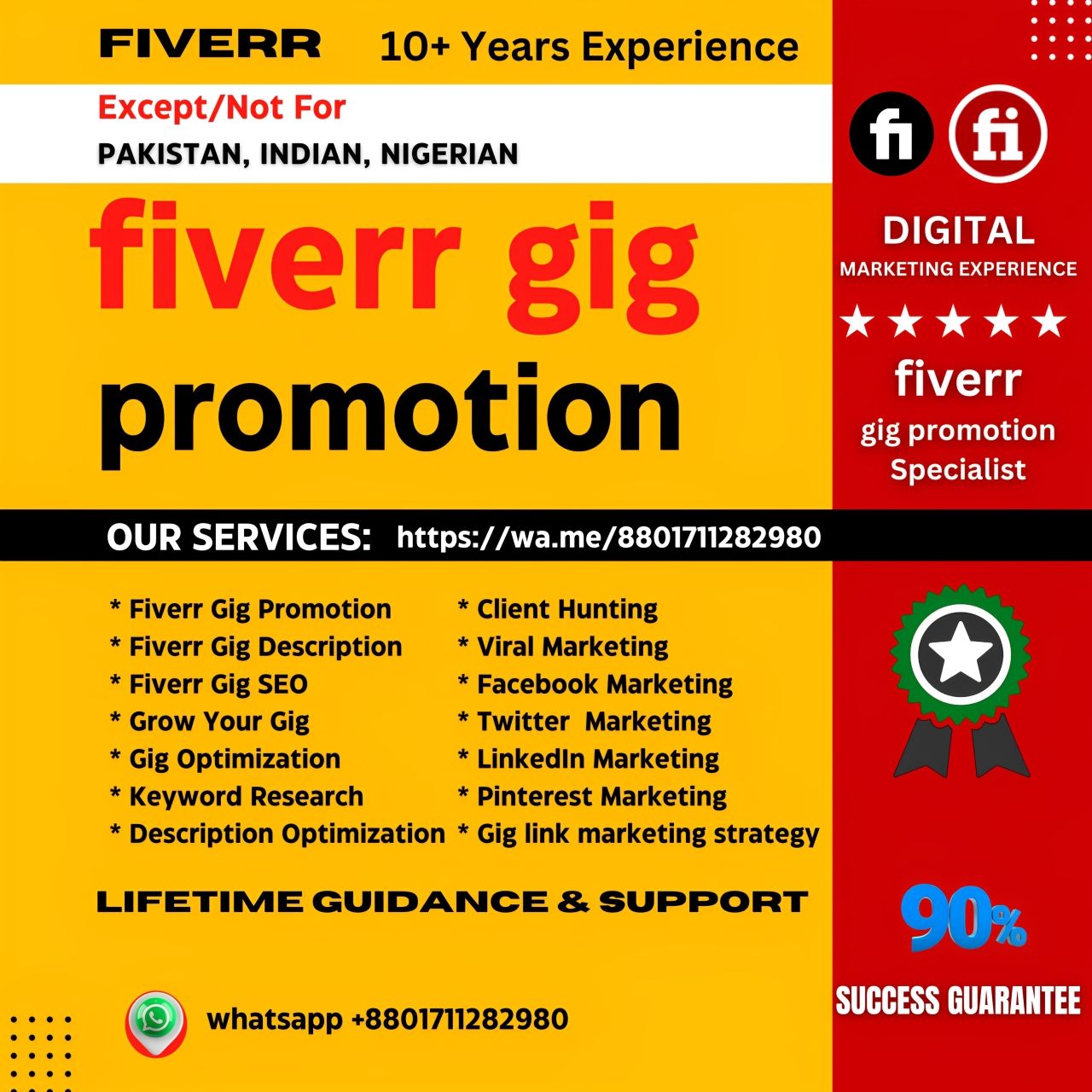Our Services: *... - Fiverr Gig Promotion and Marketing | Facebook