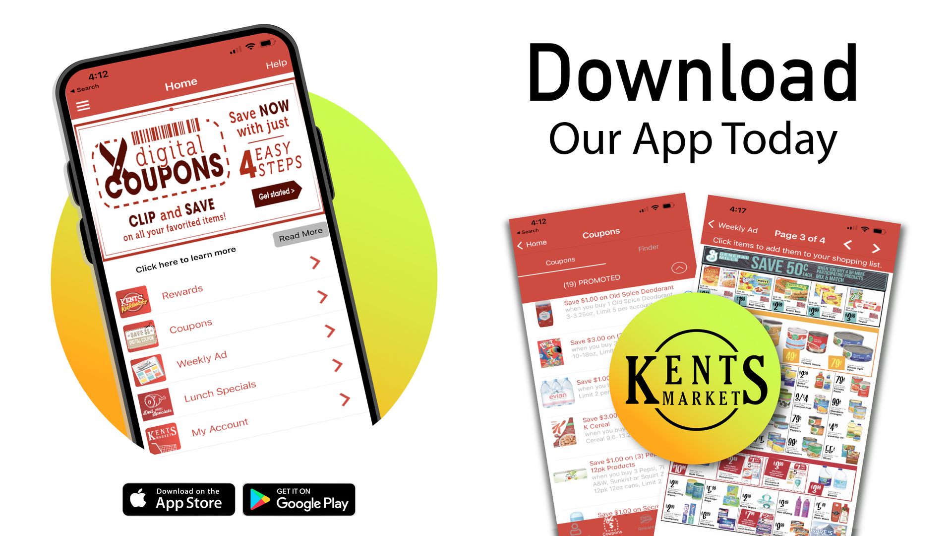 Kent's Market - Reasons you might want to download our app: 1. You like ...