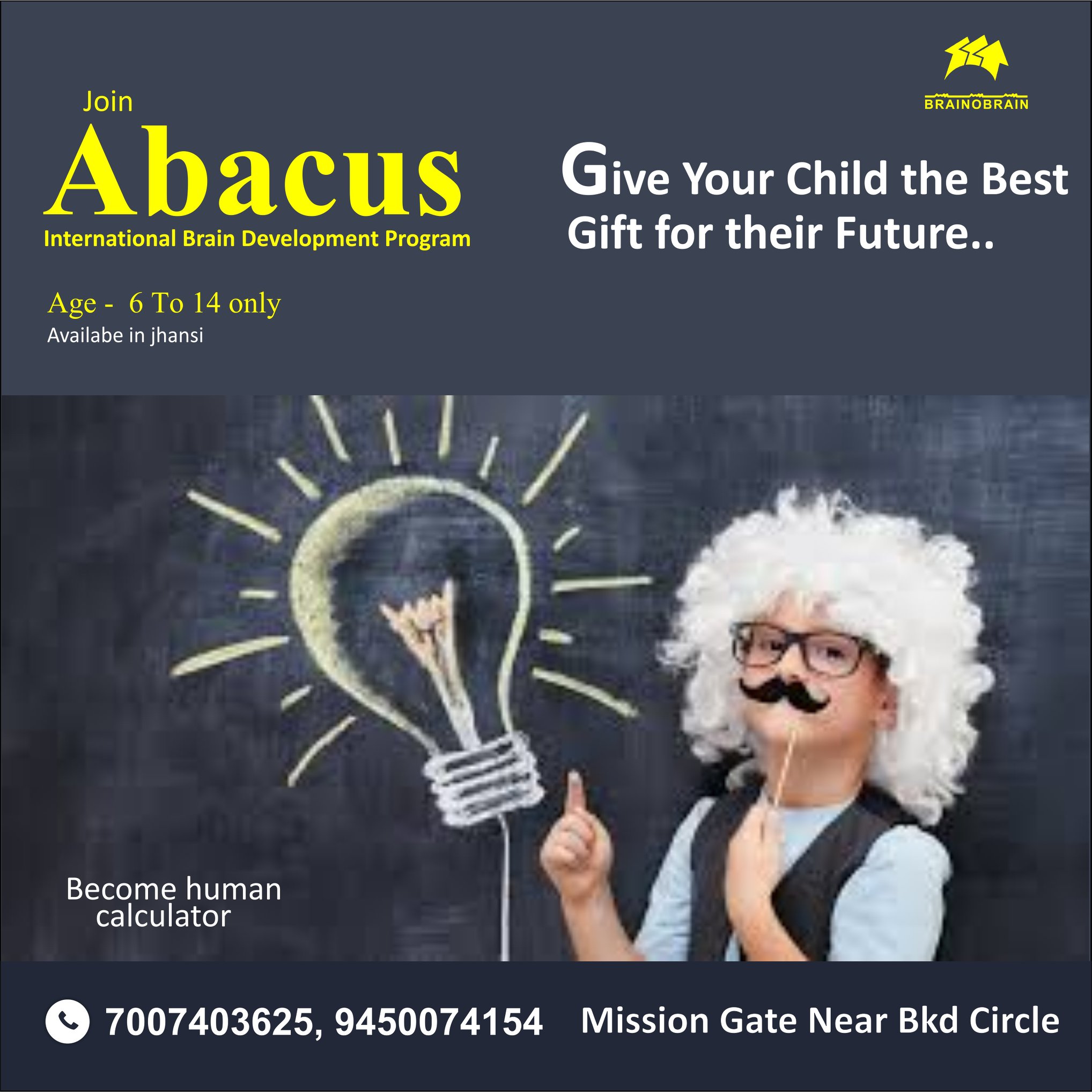 Einstein Academy Jhansi - call us 7007403625 .Abacus international ...