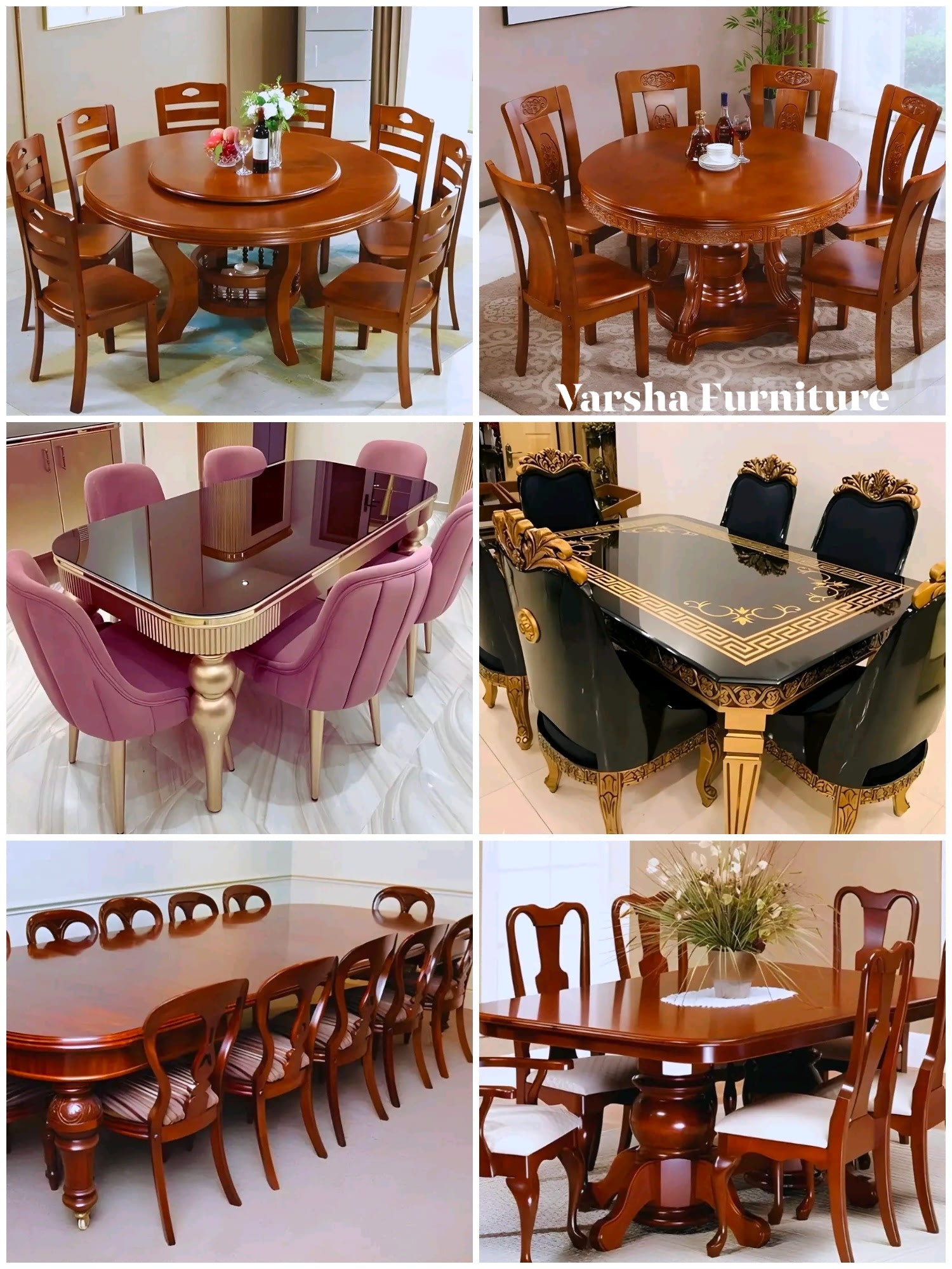 Varsha - Beautiful Wooden Dinning Table design 💘💘💘 | Facebook
