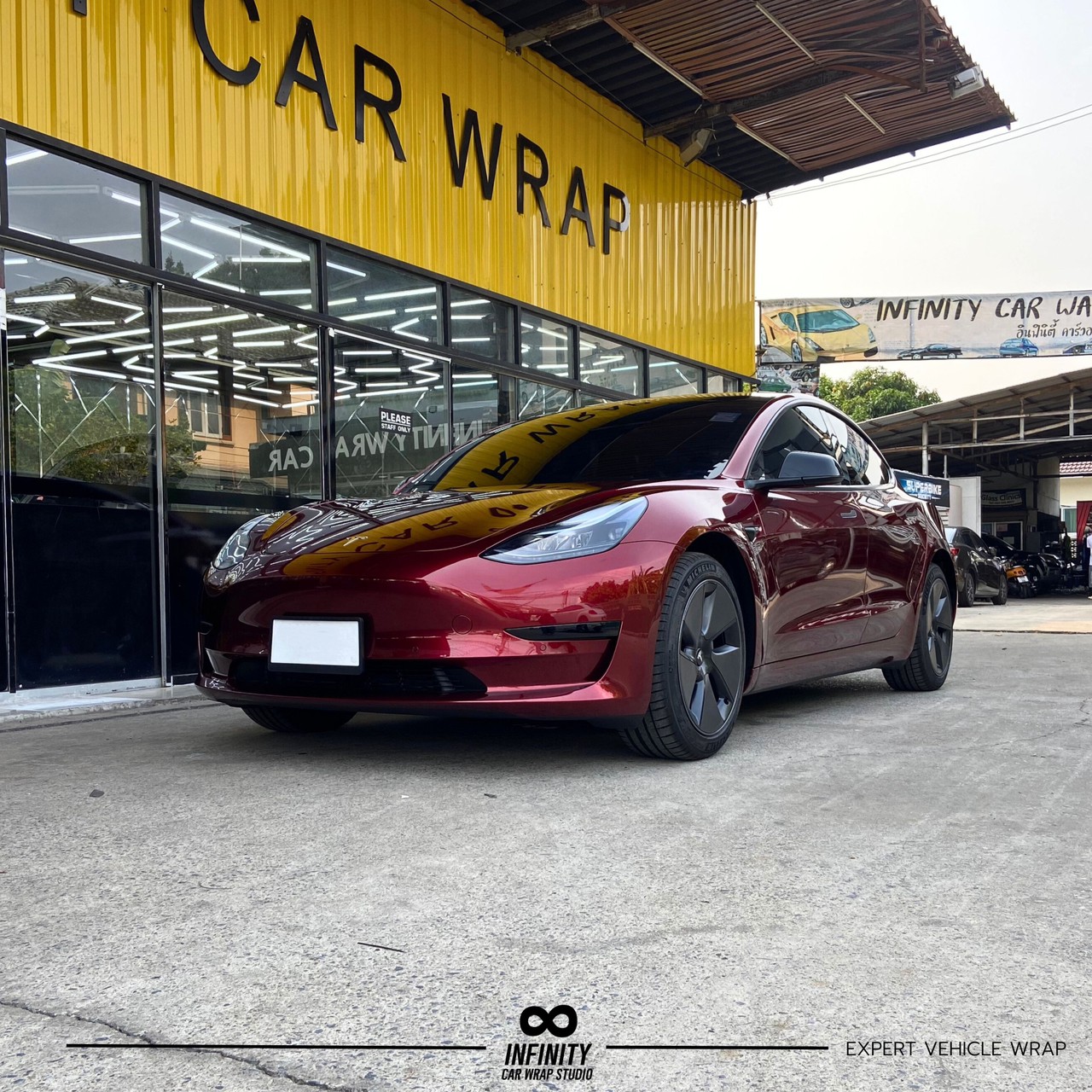 📍รวมงานสียอดฮิต Tesla Model 3... - Infinity Car Wrap Studio | Facebook