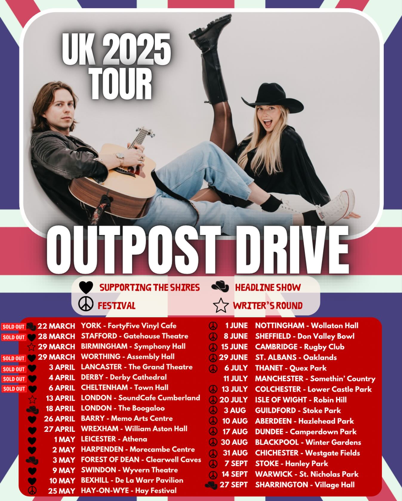 Outpost Drive - THE UK TOUR JUST GOT BIGGER ️ here’s our... | Facebook