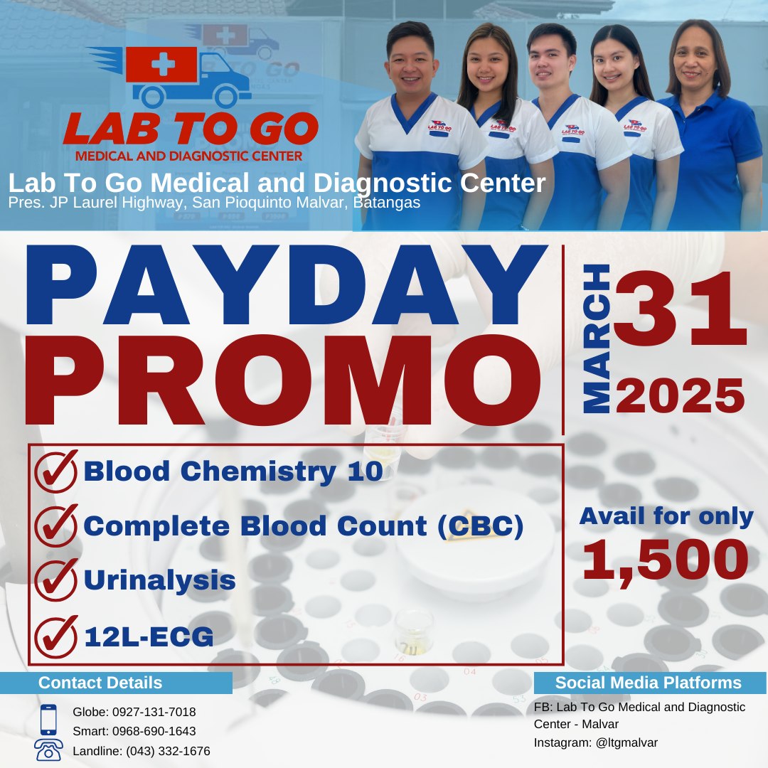Lab To Go Medical and Diagnostic Center - Malvar | Malvar