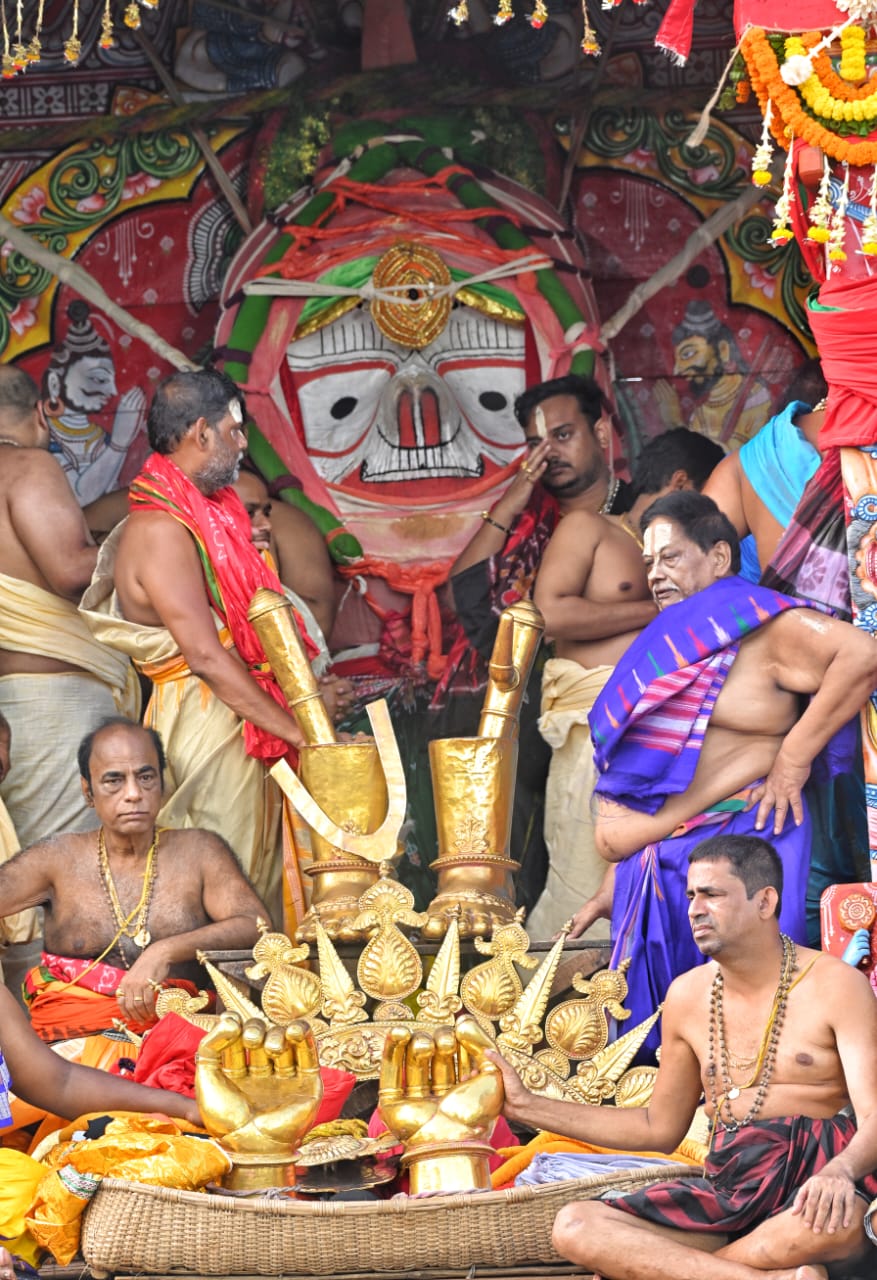 Kalinga TV - #InPics | Suna Besha Ritual of Lord Jagannath...