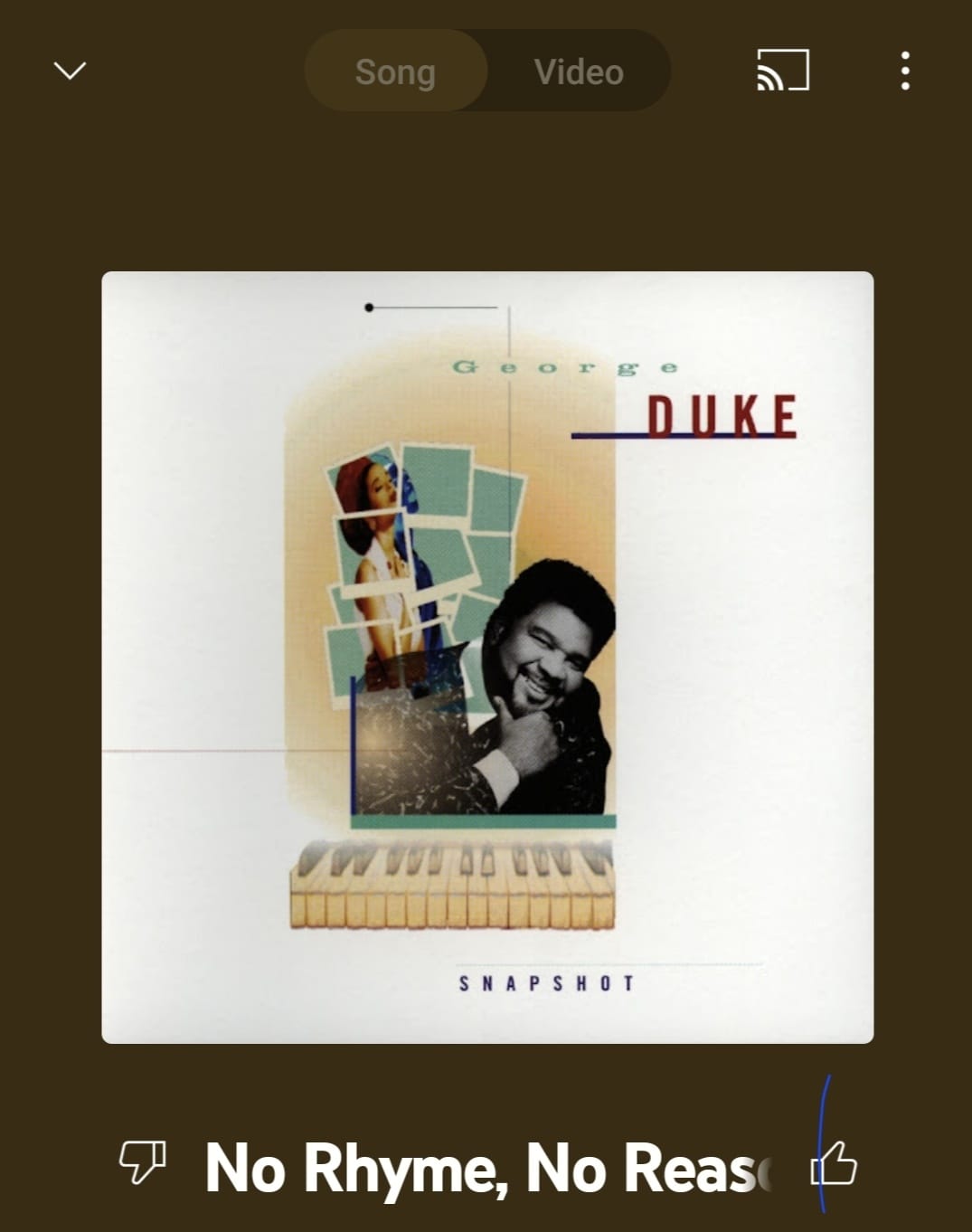 George Duke's classic song No Rhyme, No Reason