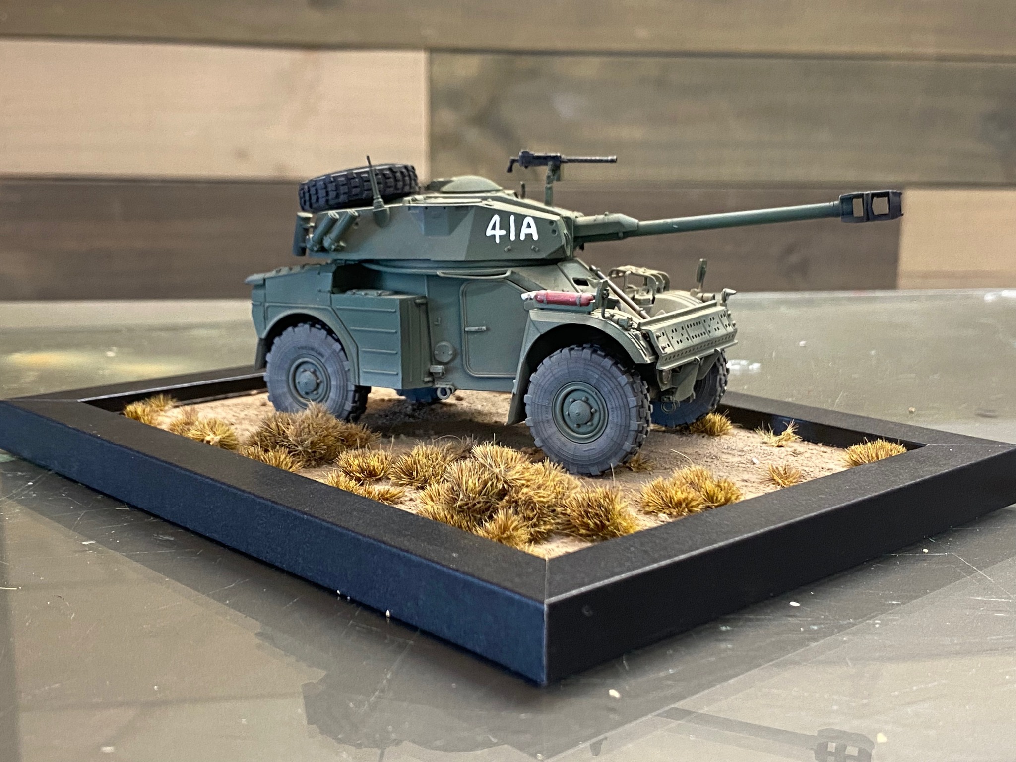 Maquette Militaire MRY-SFW – AML-90 Blindé Israélien – 1/350, Résine 3D Non Peinte, Pour Modélistes Experts