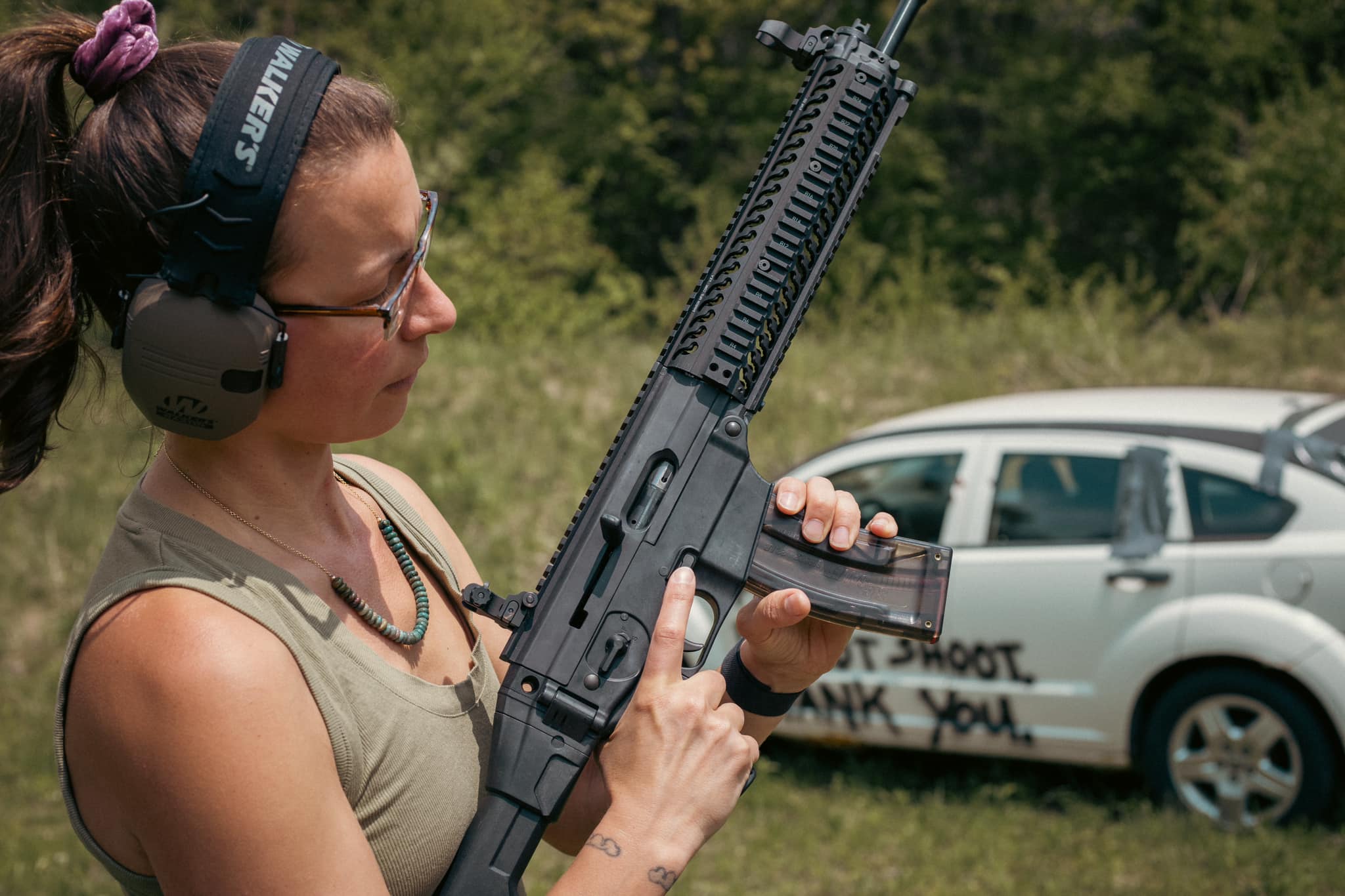 Sig Sauer 522 rifle with Samson Manufacturing accessories