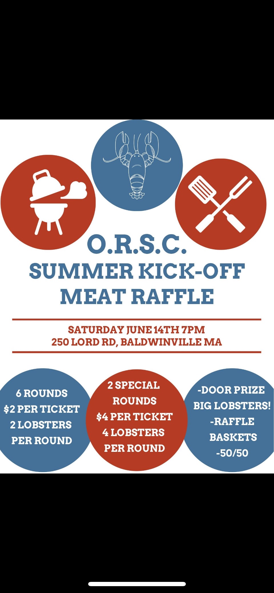 ORSC Summer Kickoff Meat Raffle