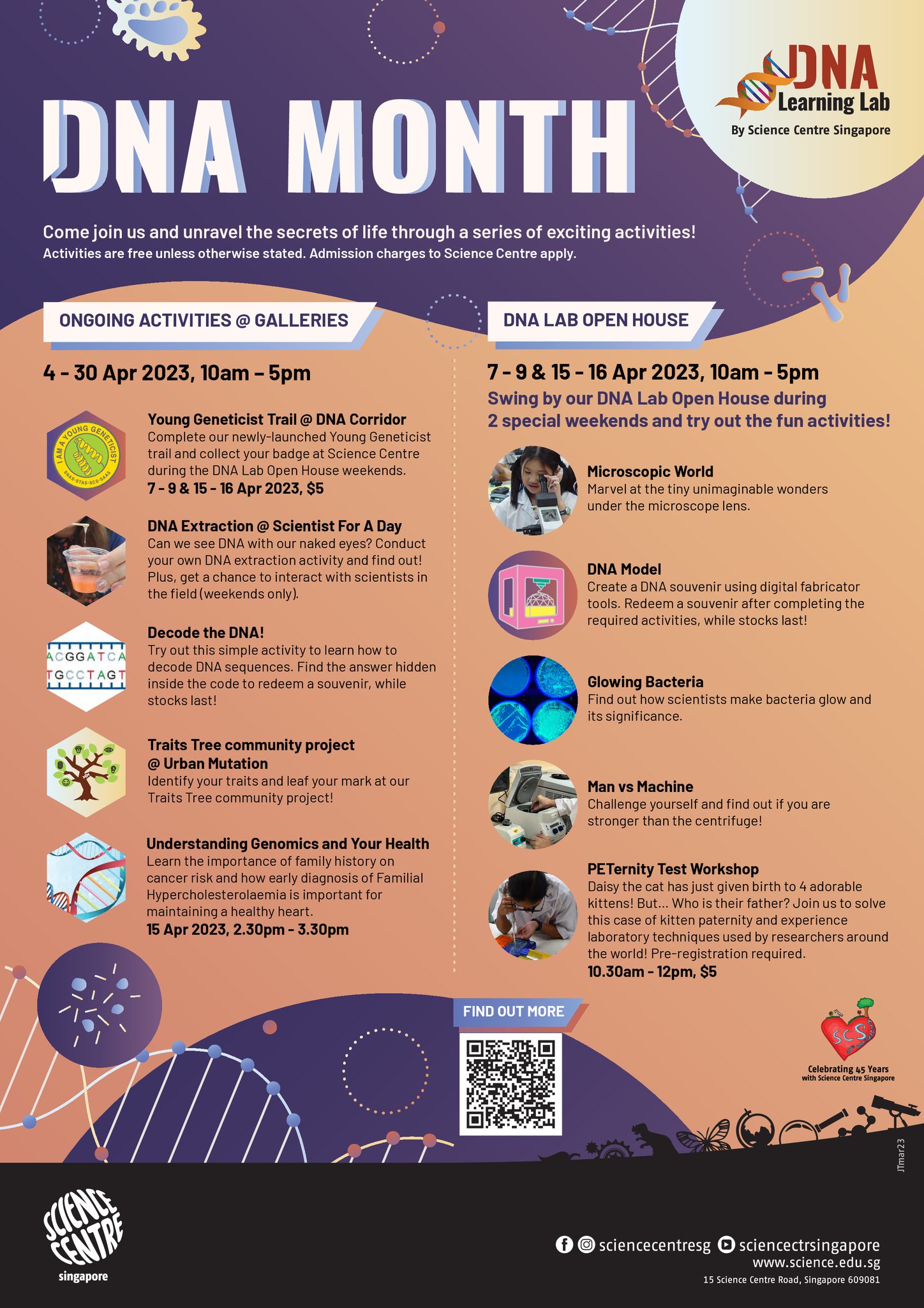 DNA Learning Lab - Science Centre Singapore | Singapore Singapore