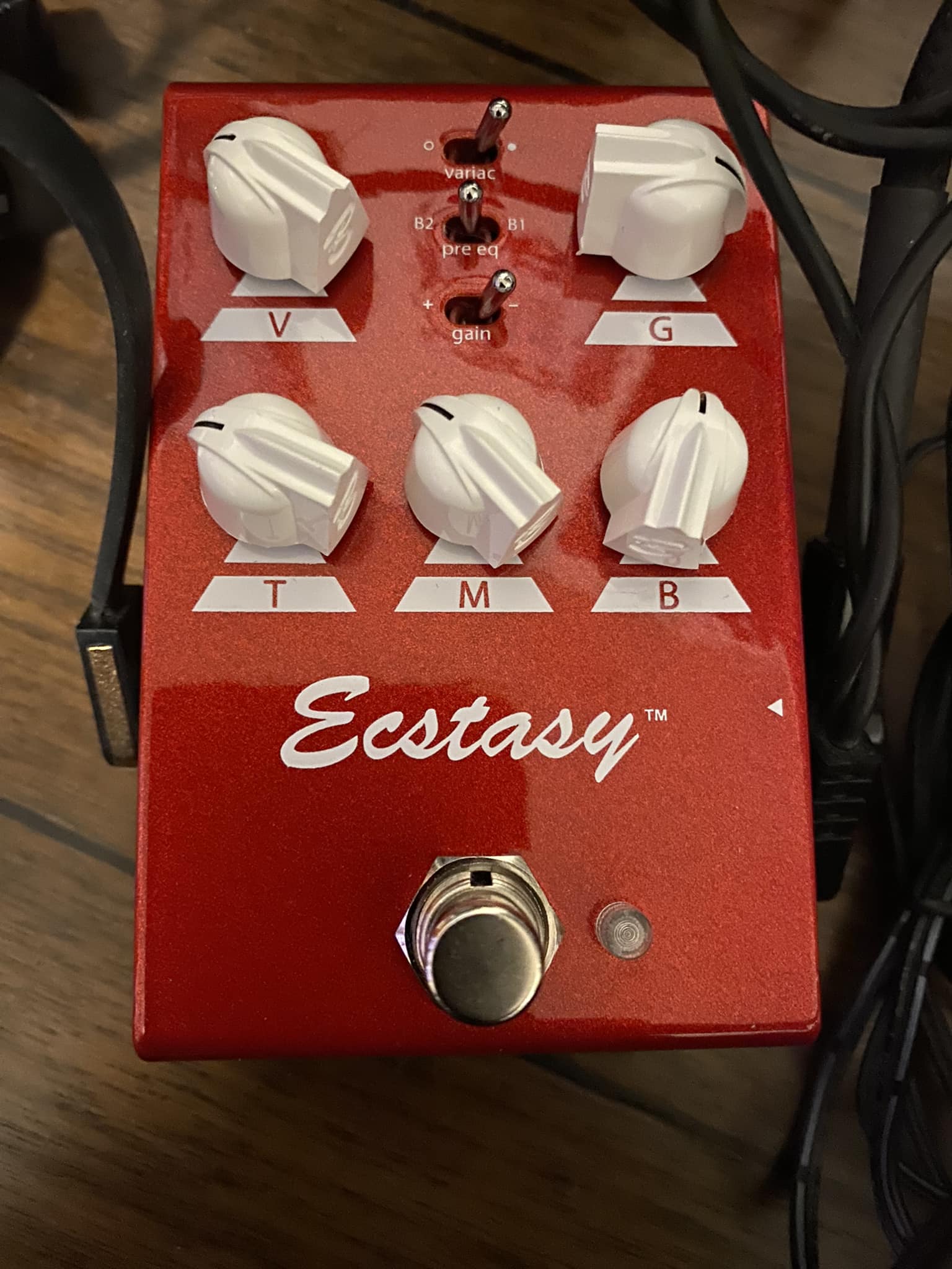 Bogner Ecstasy Red and Blue Pedals Comparison