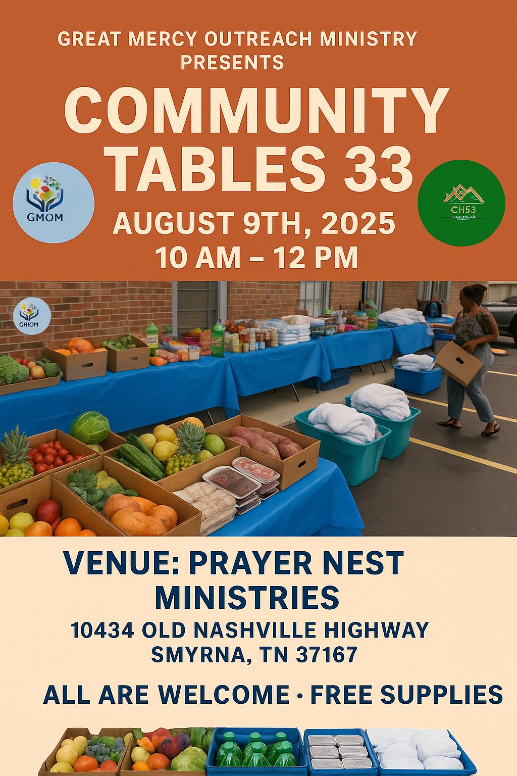 Great - 🌟 Great Mercy Outreach Ministry Presents 🌟 COMMUNITY TABLES 33 ...
