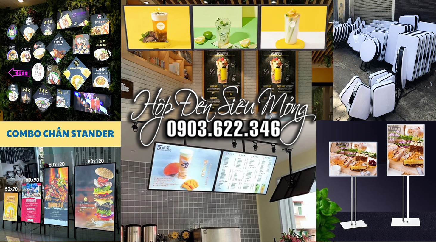 GB.Led - Hộp Đèn Menu - Tranh Điện Siêu Mỏng | Ho Chi Minh City