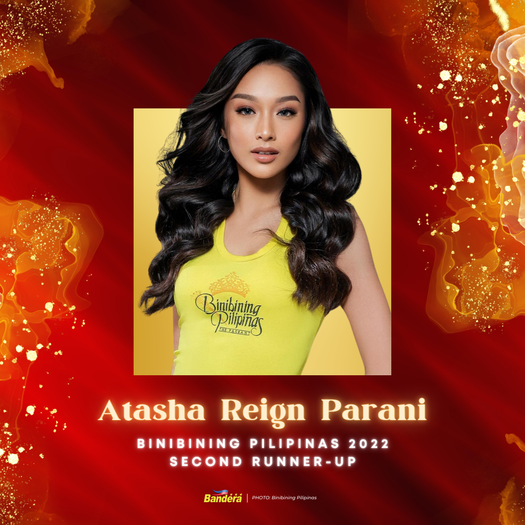 Bandera - TINGNAN: Tinanghal na 2nd runner-up si Atasha Reign Poblete ...
