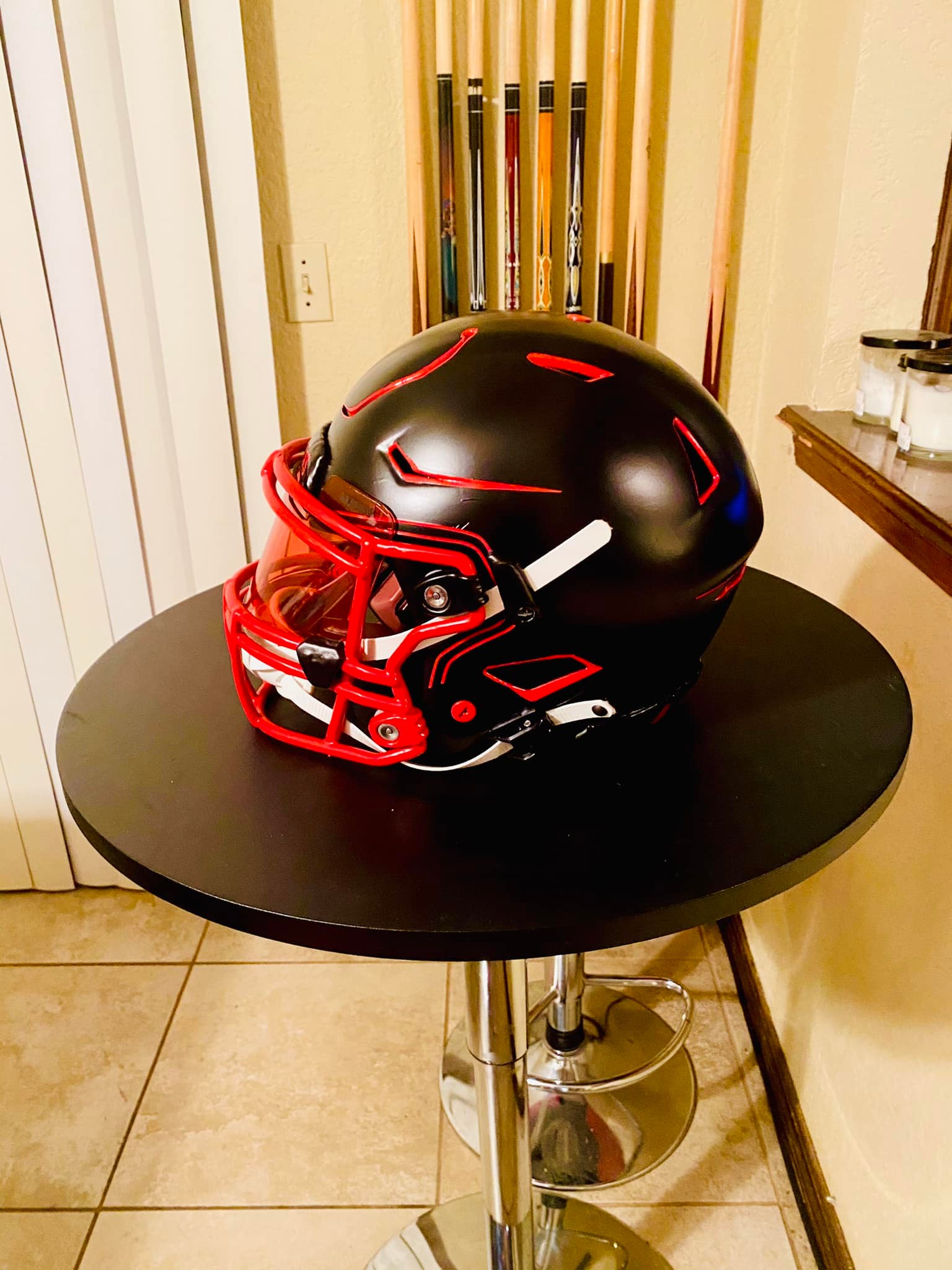 flat black football helmet paint Game Day Skinz F7 Skin Adult + Youth – Game Day Skinz, Inc Additional features include the Chromoly steel face mask that provides ideal balance Here is an Ohio State