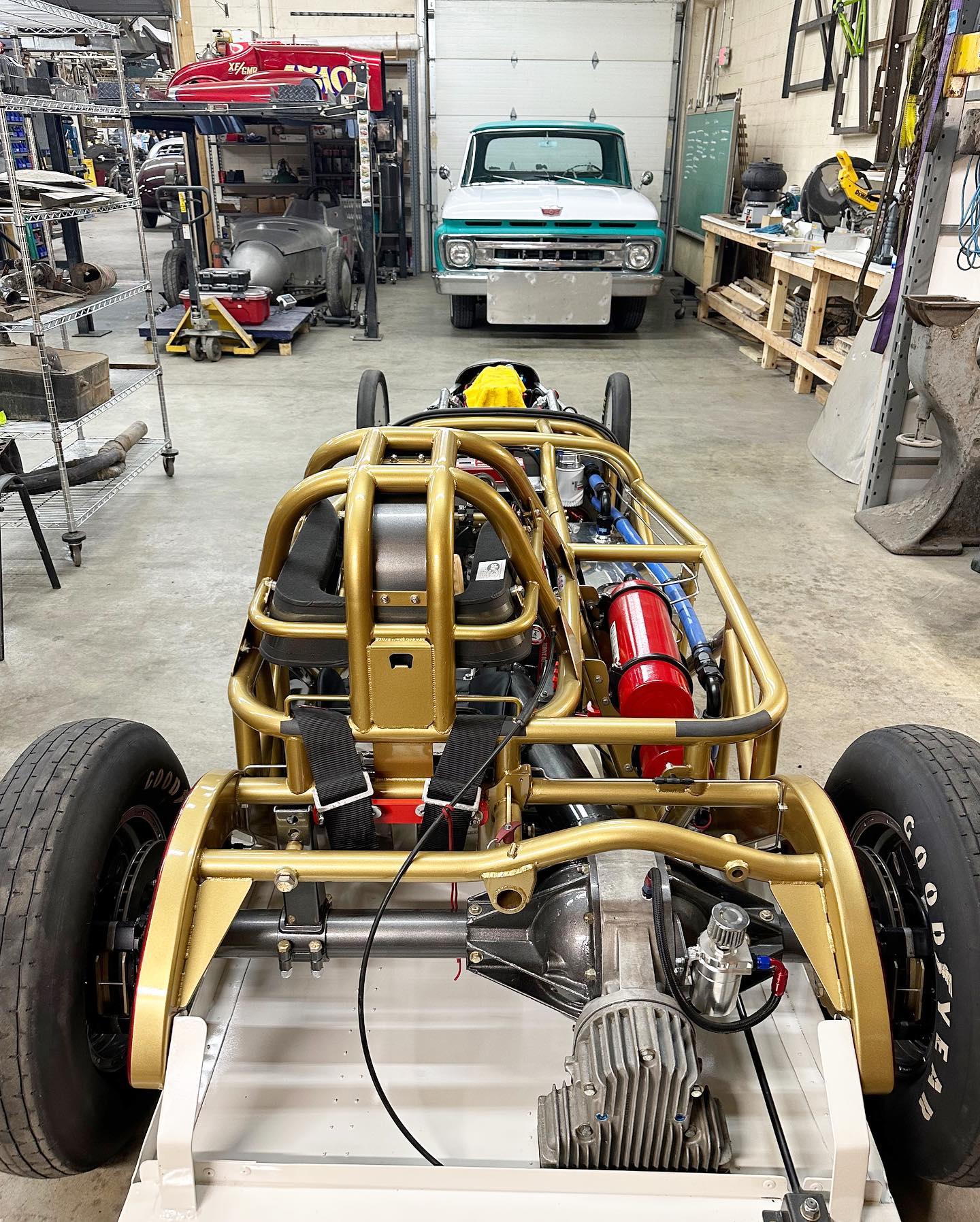 The race car side of the shop Is... - Cornfield Customs Ltd