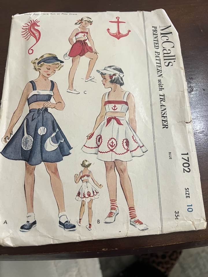 Childhood memories of homemade matching outfits