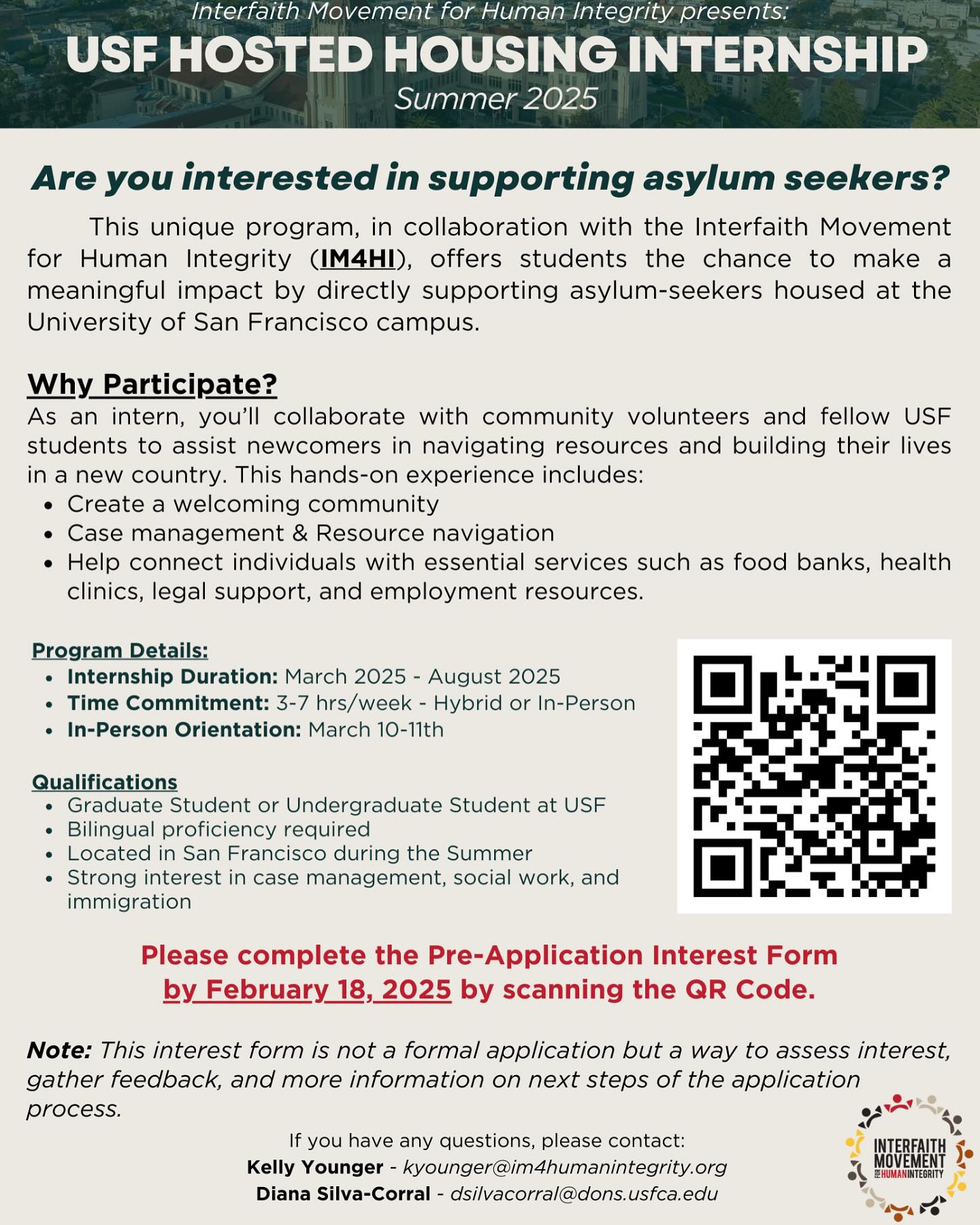 Master - 📢 Internship Opportunity: Support Asylum Seekers at USF! 🏡 Are ...