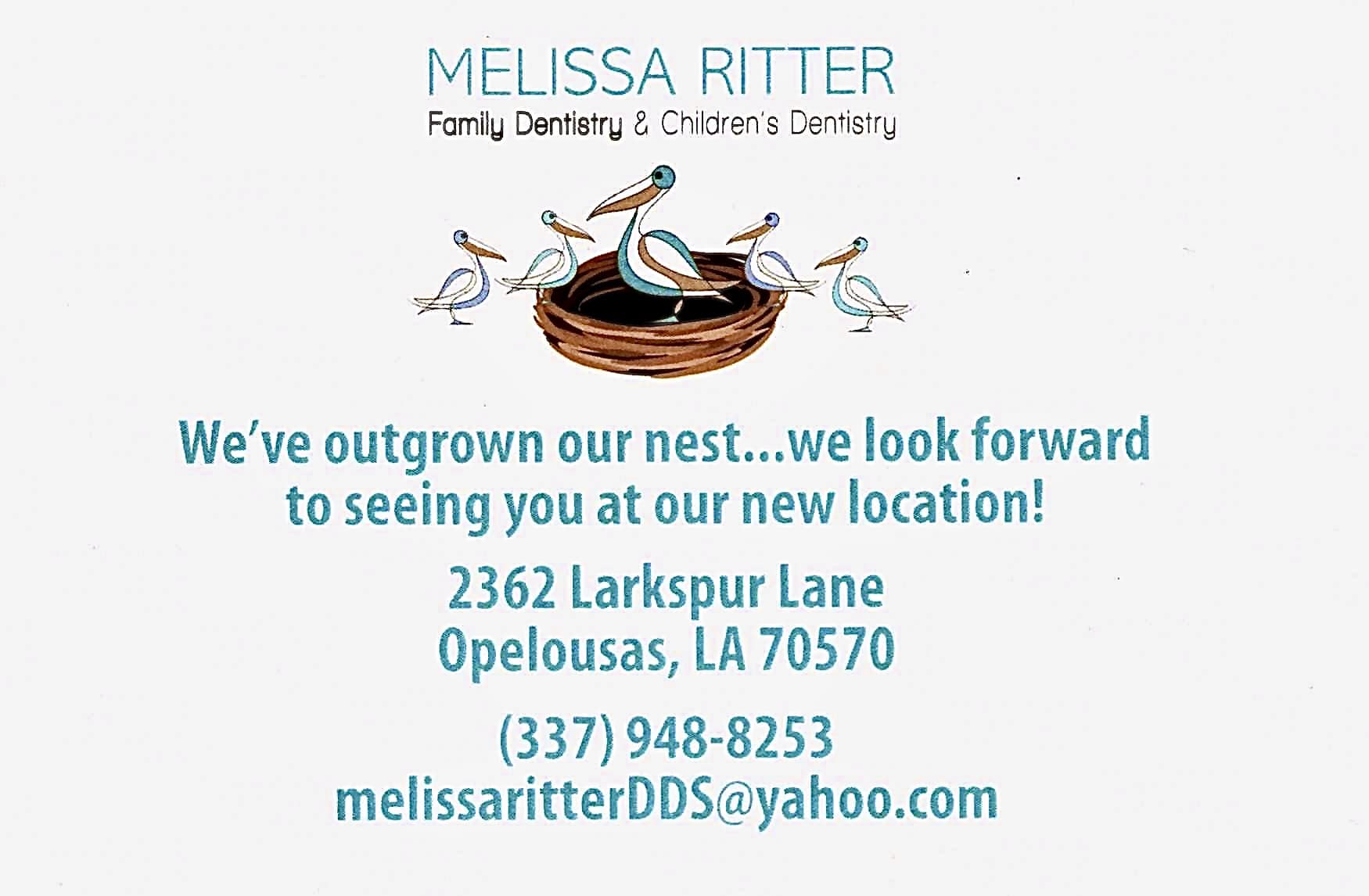Melissa Ritter Family Dentistry & children's dentistry | Opelousas LA