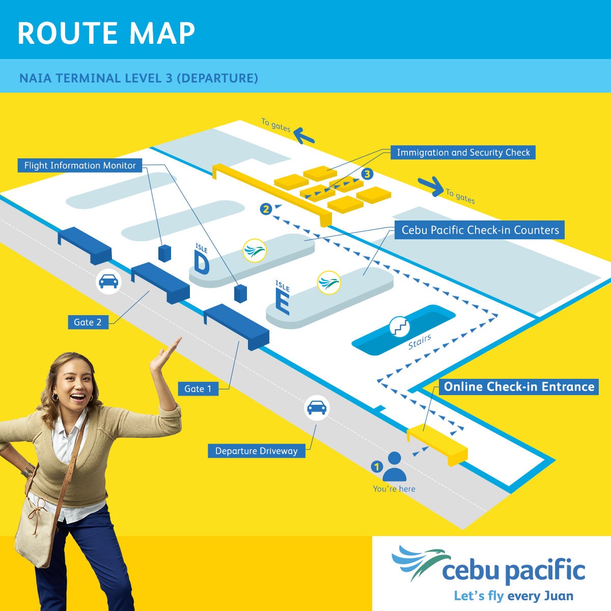 Here’s a guide on where to enter when... - Cebu Pacific Air | Facebook