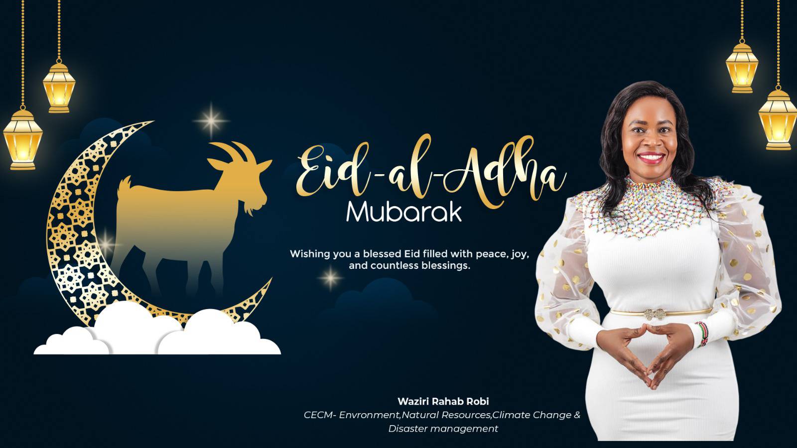 Hon. Rahab Robi - Eid Al Adha Mubarak