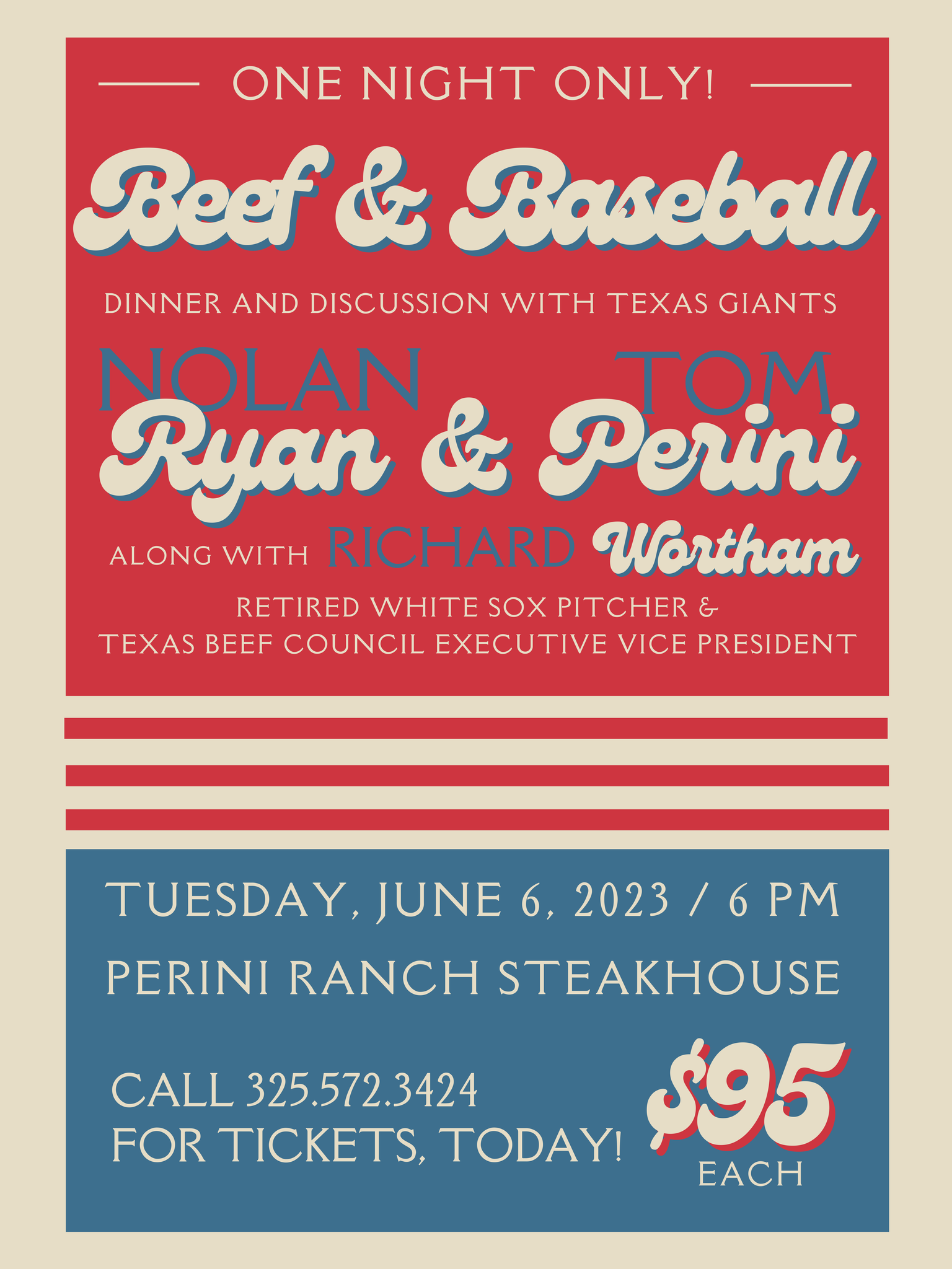 Join us June 6th for BEEF &... - Perini Ranch Steakhouse