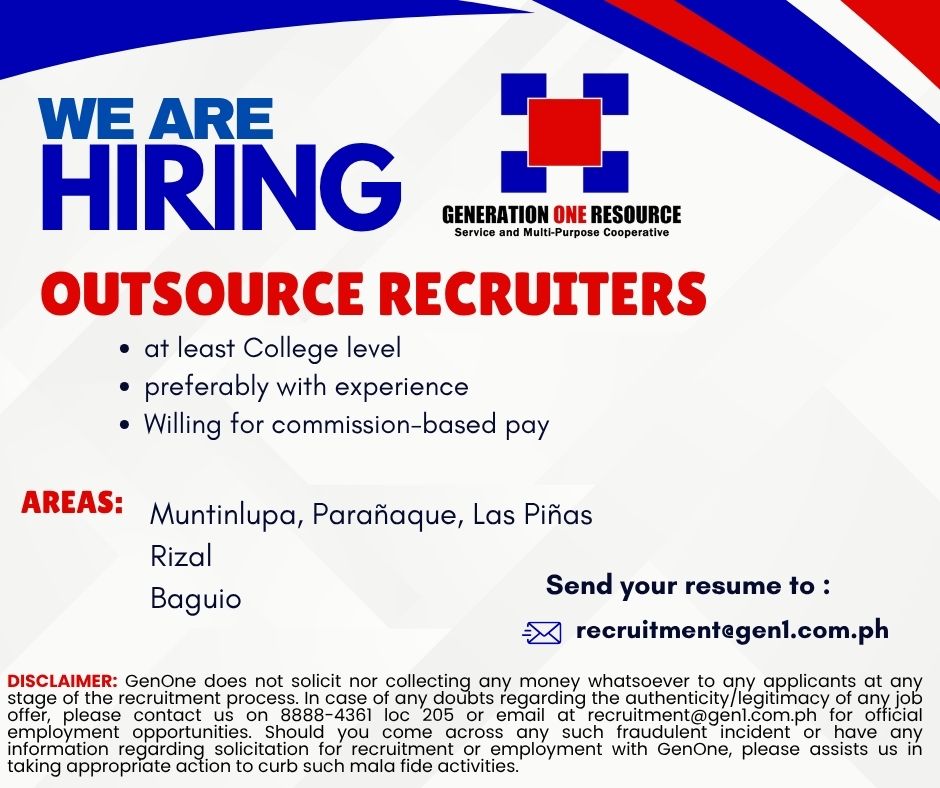Generation One Resource Service and MPC - Recruitment