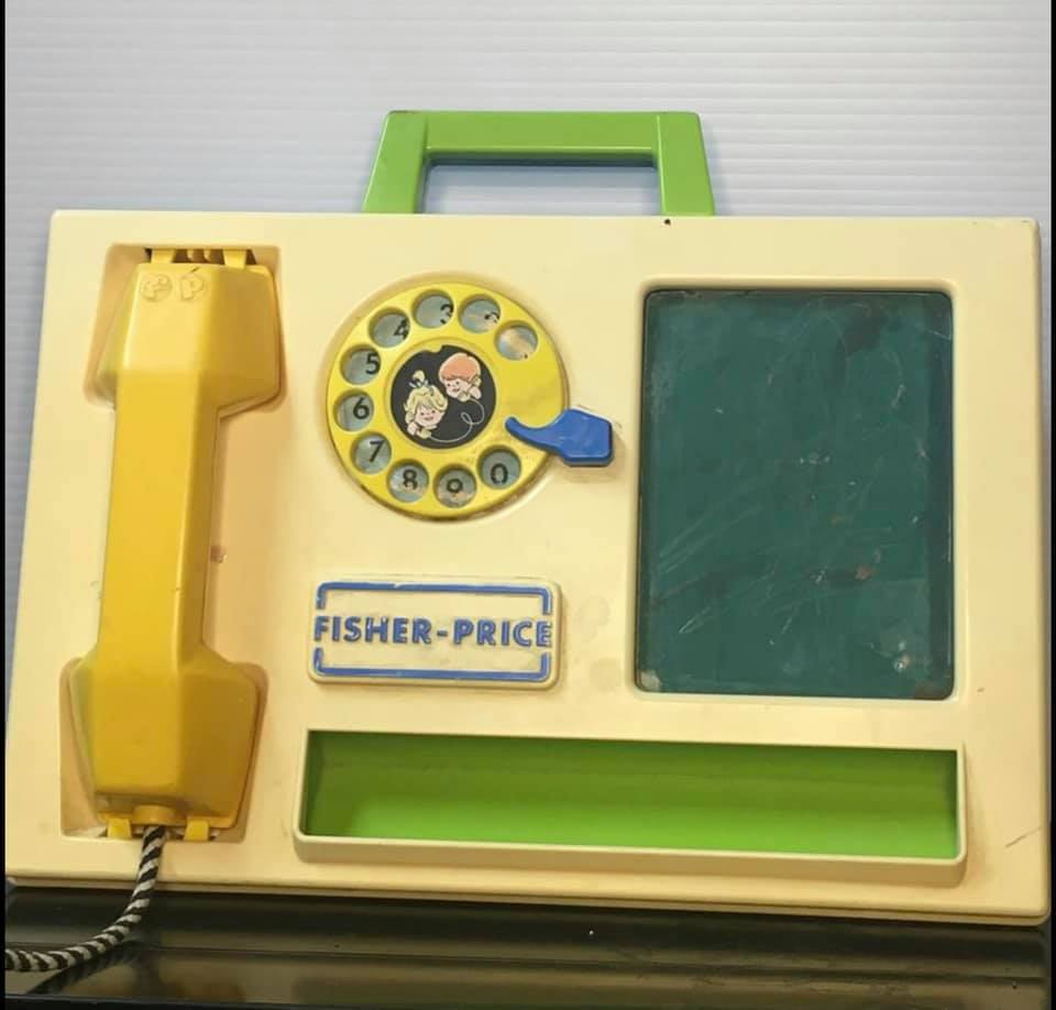 1960s FISHER PRICE “POP UP PAL” CHIME PHONE. Did you have it?