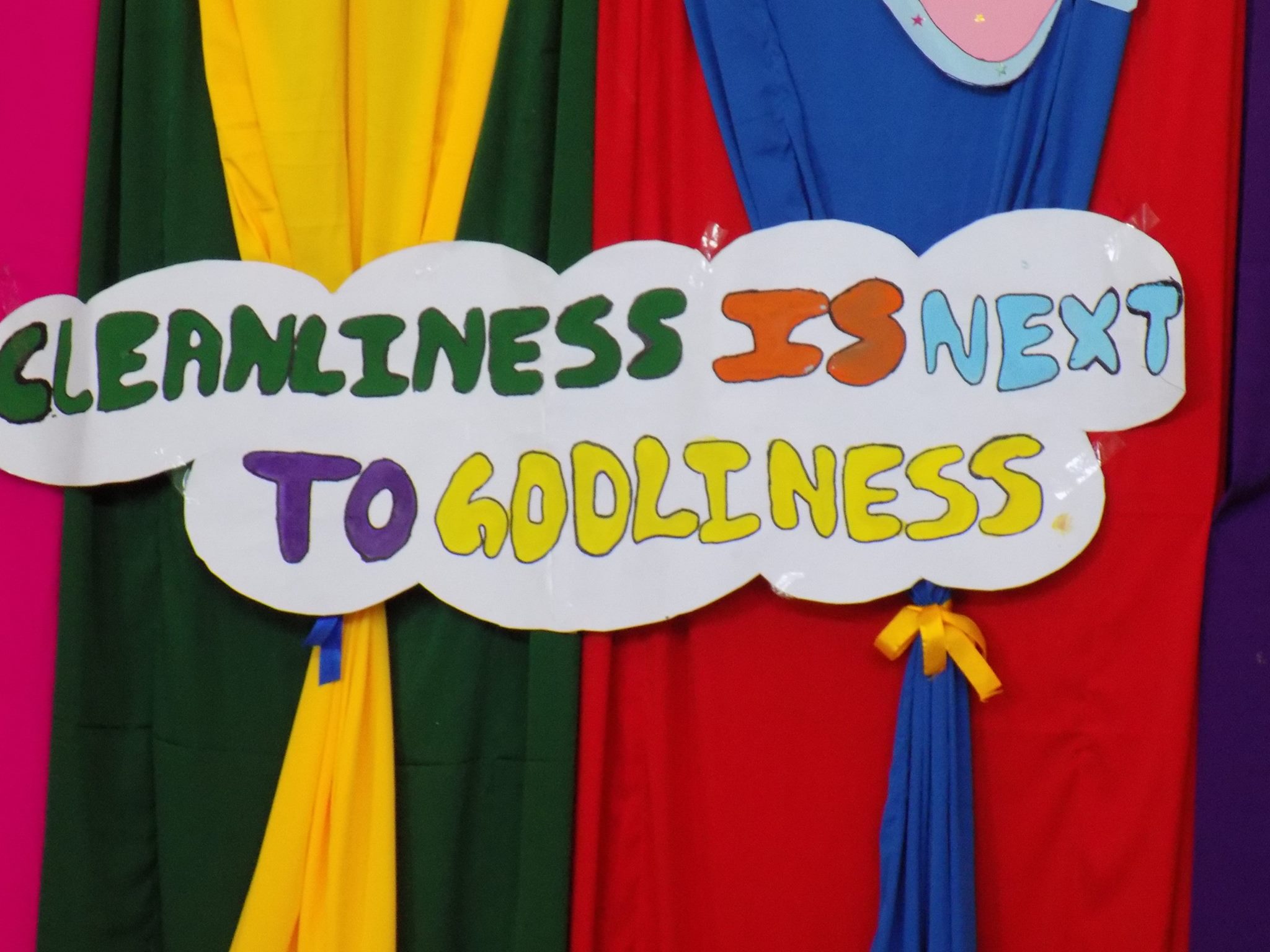 Capstone High - Grade 5 presented “CLEANLINESS IS NEXT...
