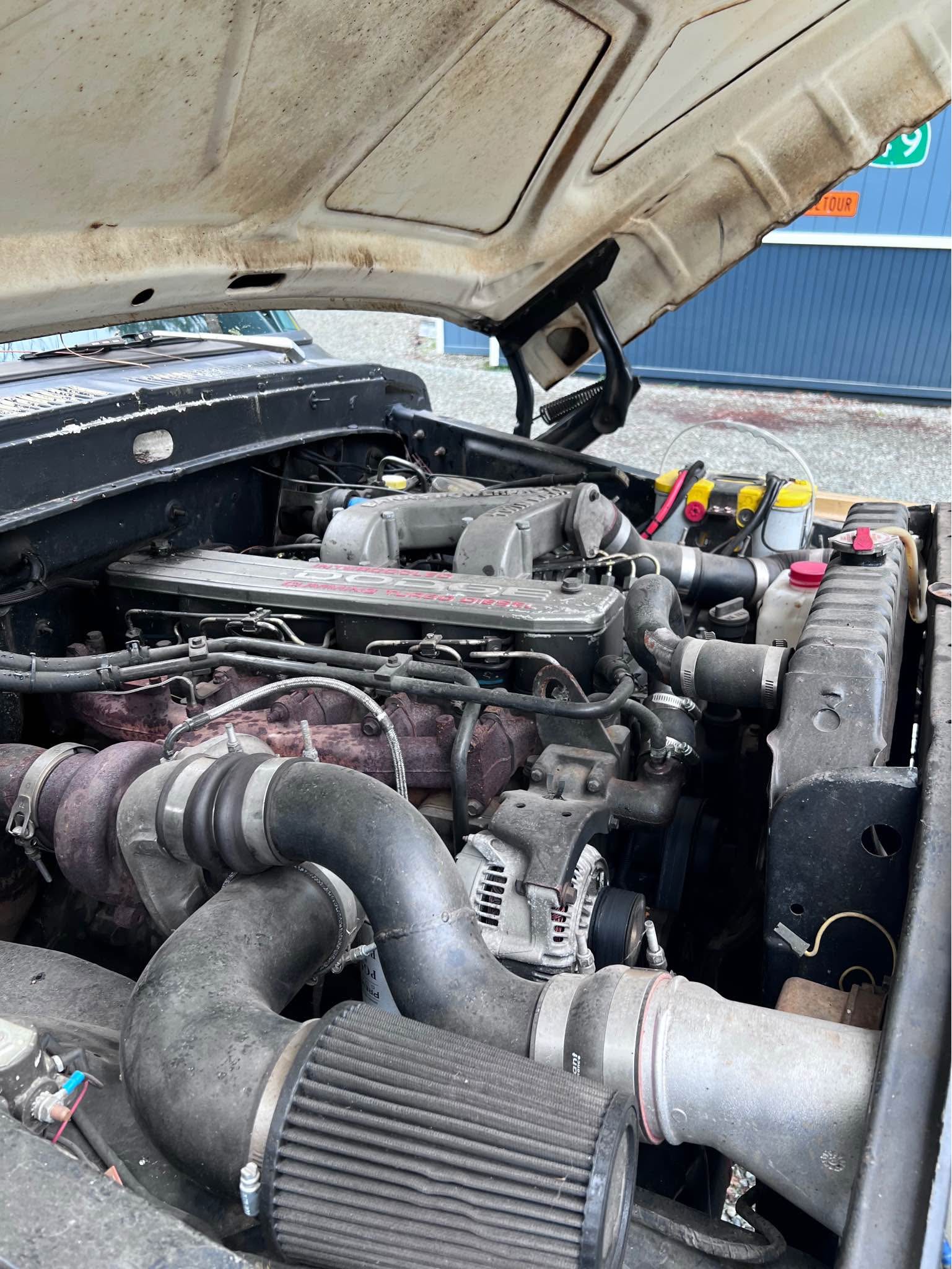 74 ford crew cab 4x4 12 valve 5 speed on 42's - Commercial Trucks ...
