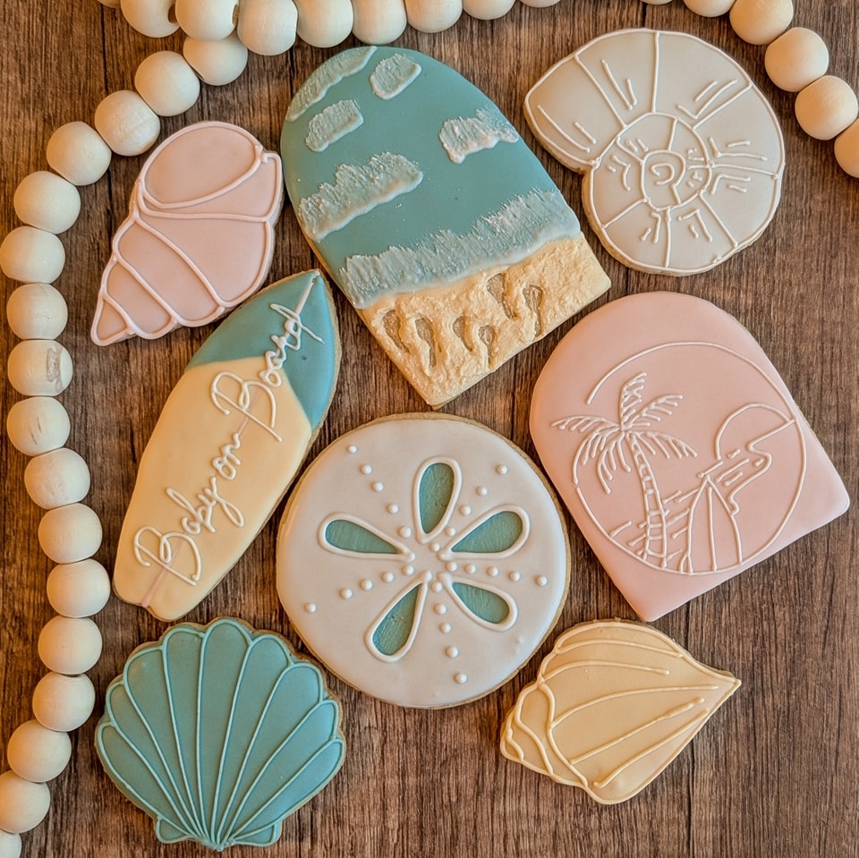The Dapper - Always love a good baby shower theme! 🏖️ 🌊🏄🏼 #cookies # ...