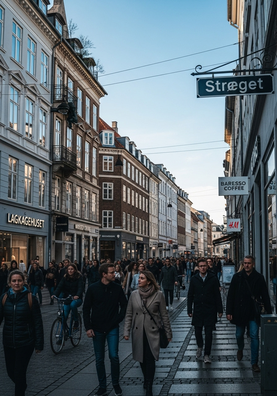 𝑹𝒖𝒎𝒎𝒂𝒏 - Walking along the iconic Strøget in Copenhagen! This ...