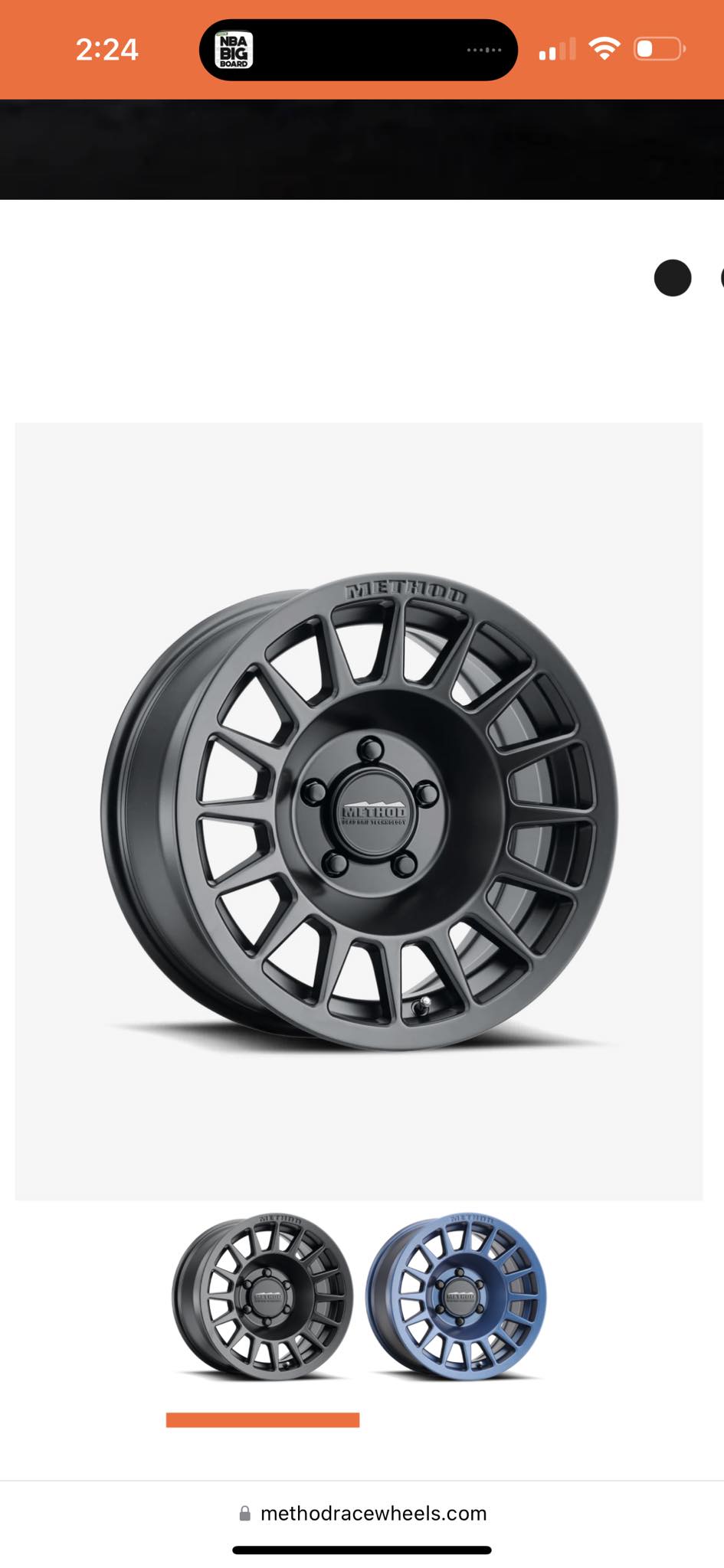 Cerchi Method 105 1.0 Beadlock Neri (2