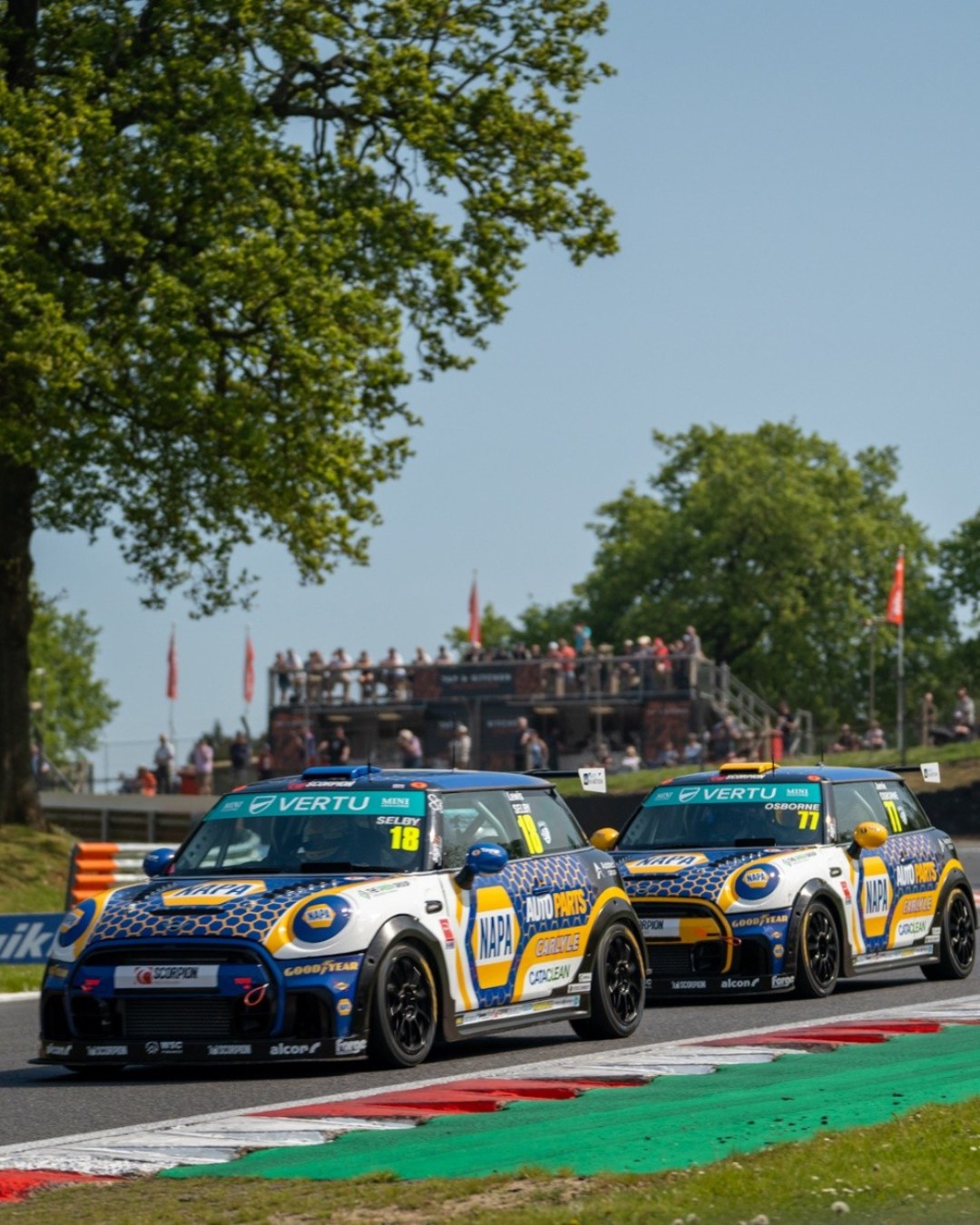 UniClutch - NAPA Racing UK Finalises 2025 MINI CHALLENGE Line-Up 💙💛 ...