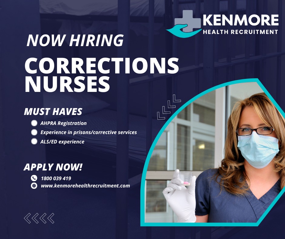 Kenmore - 👮‍♀️🔒 Got correctional health experience and a sense of ...