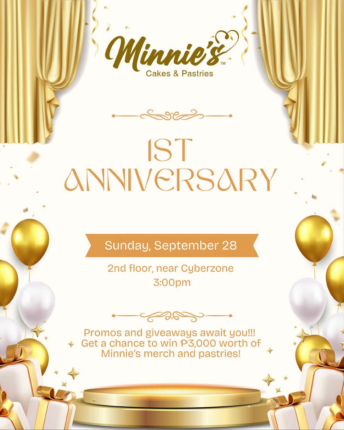 Minnie's 1st Anniversary Raffle Draw