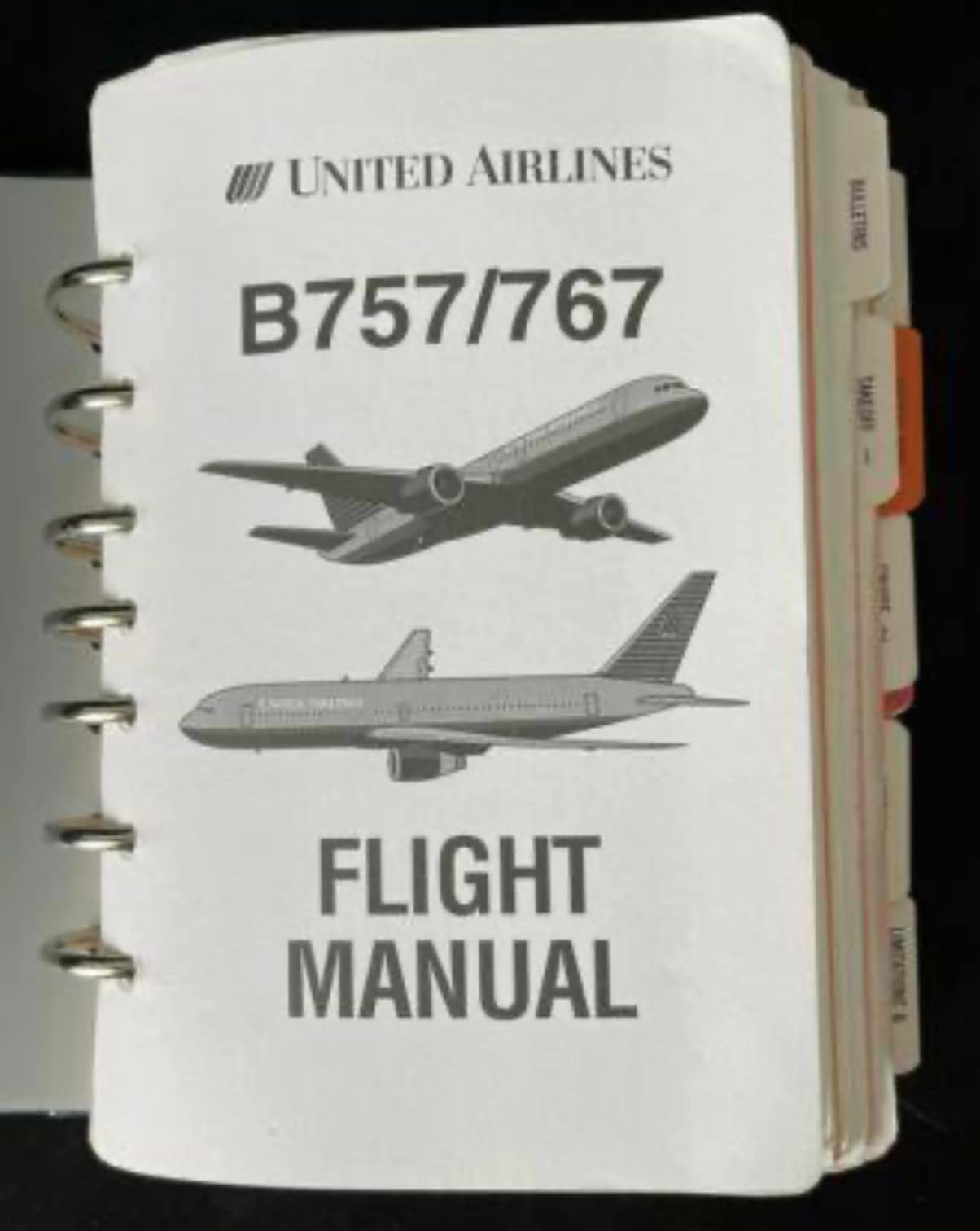 United Airlines 757/767 training manuals for trade