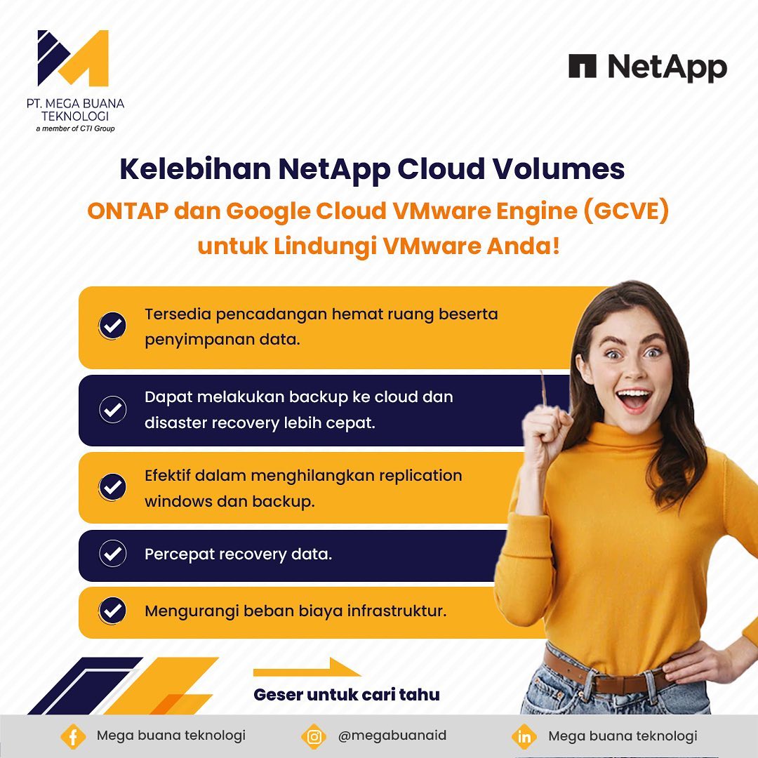 Apa jadinya kalau NetApp dan Google... - Mega Buana Teknologi | Facebook