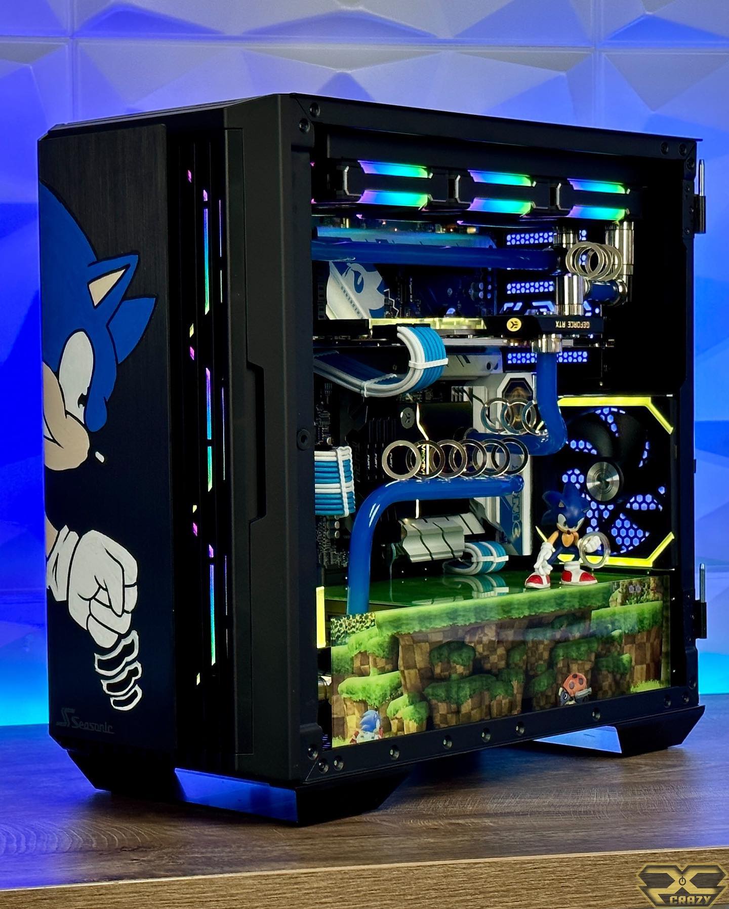 PC Crazy - My version of Sonic The Hedgehog custom build!...