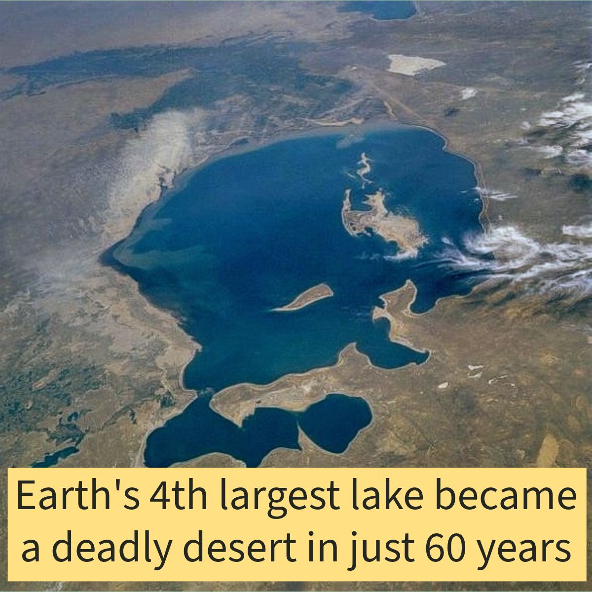 Science - The lake that once held the title of Earth's fourth largest ...
