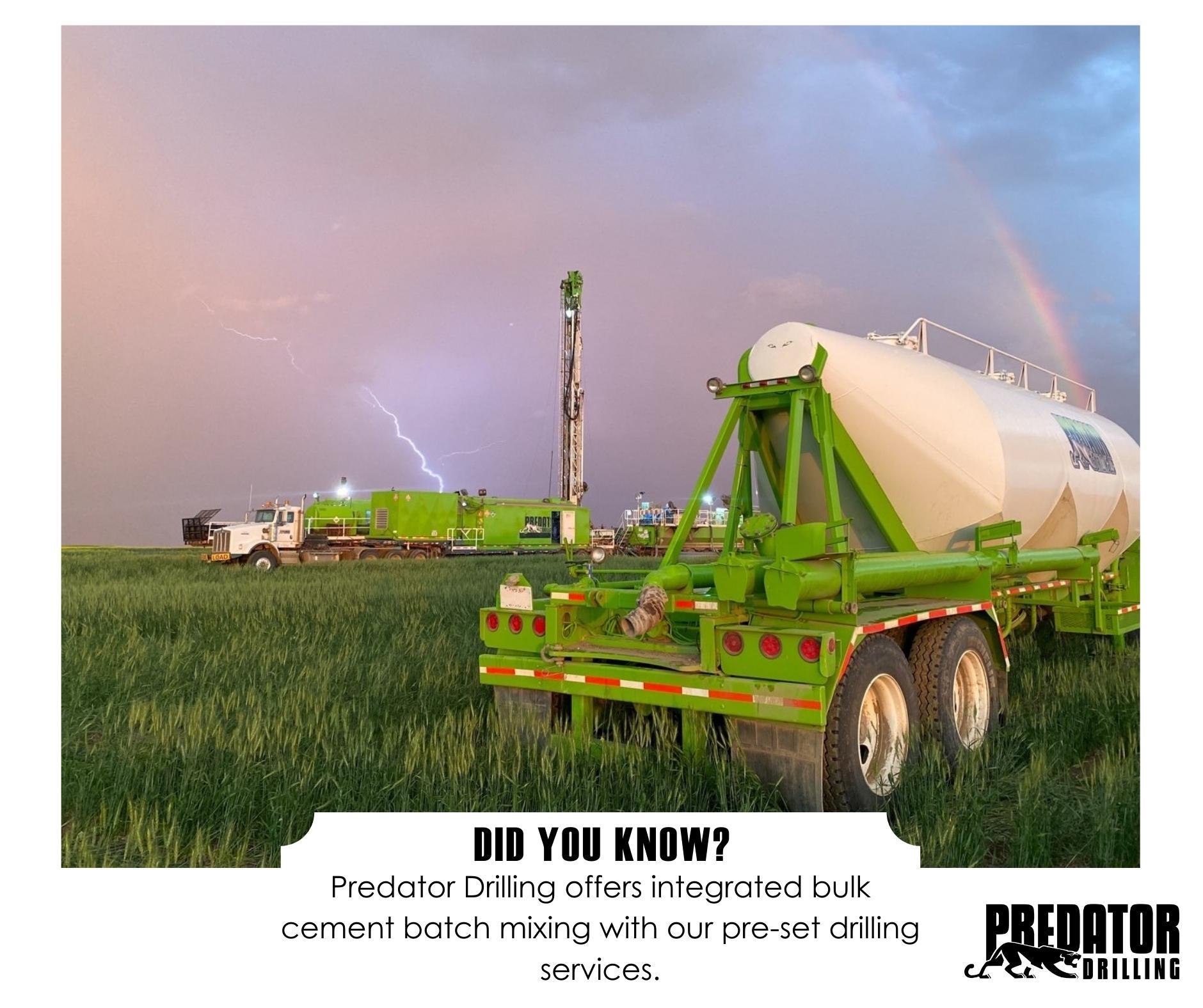 Our integrated cementing services with... - Predator Drilling | Facebook